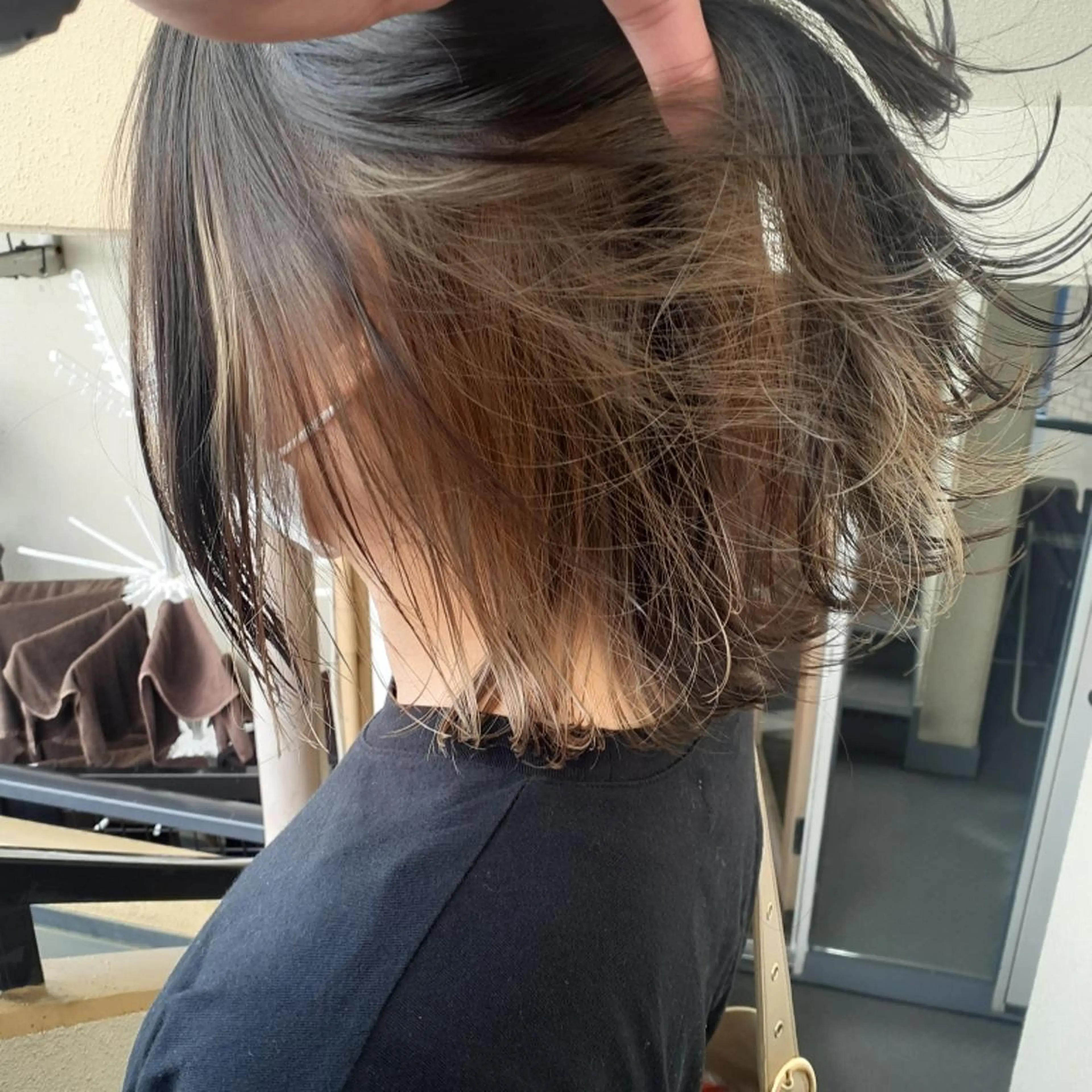 ミディアム カラー インナーカラー カット ヘアカラー トリートメント 🔳髪質改善🔳 岡本陽のヘアスタイル