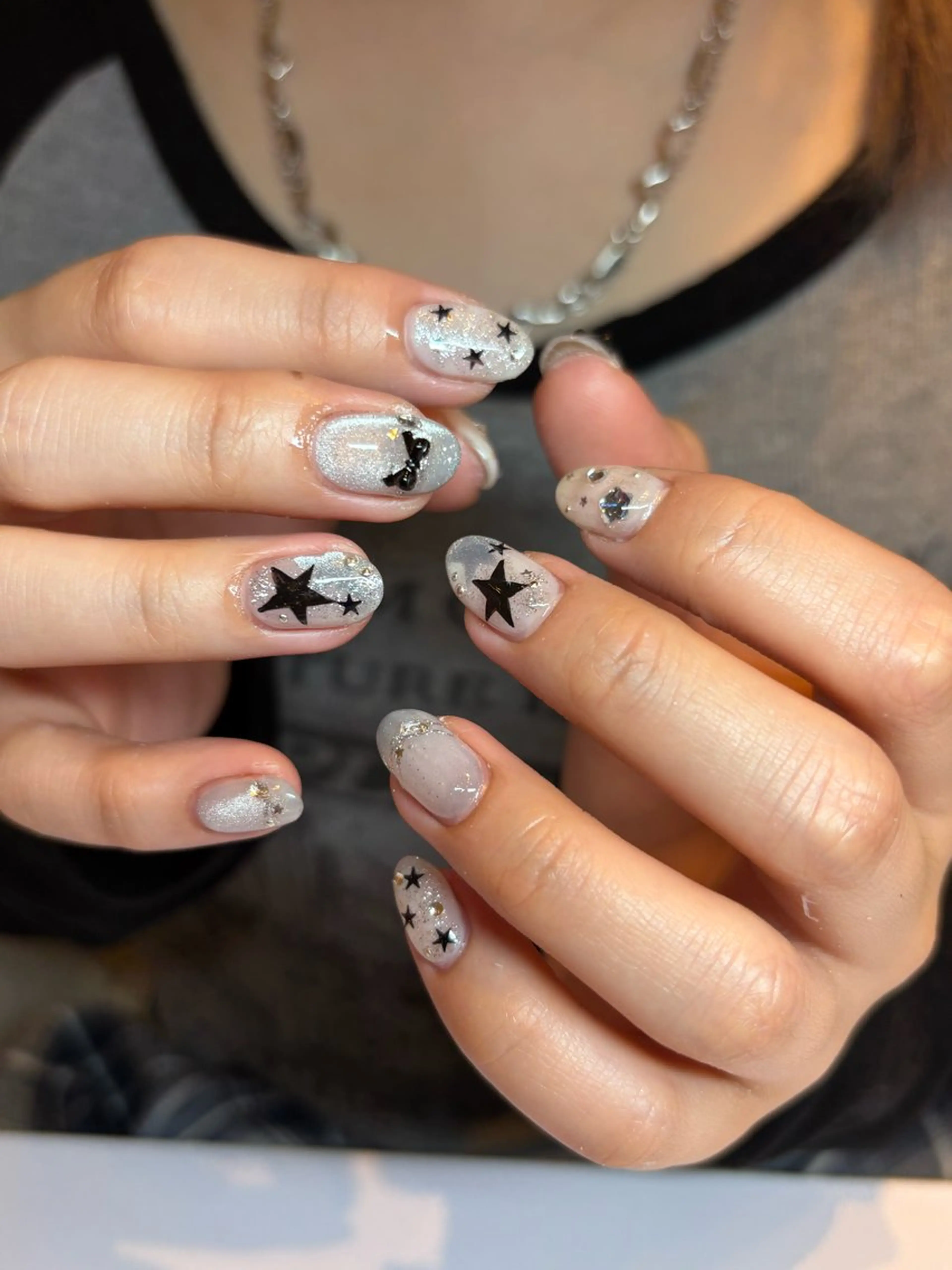 ネイル ハンドネイル 倫実/スカルプ /ガーリー/個性派のネイルデザイン