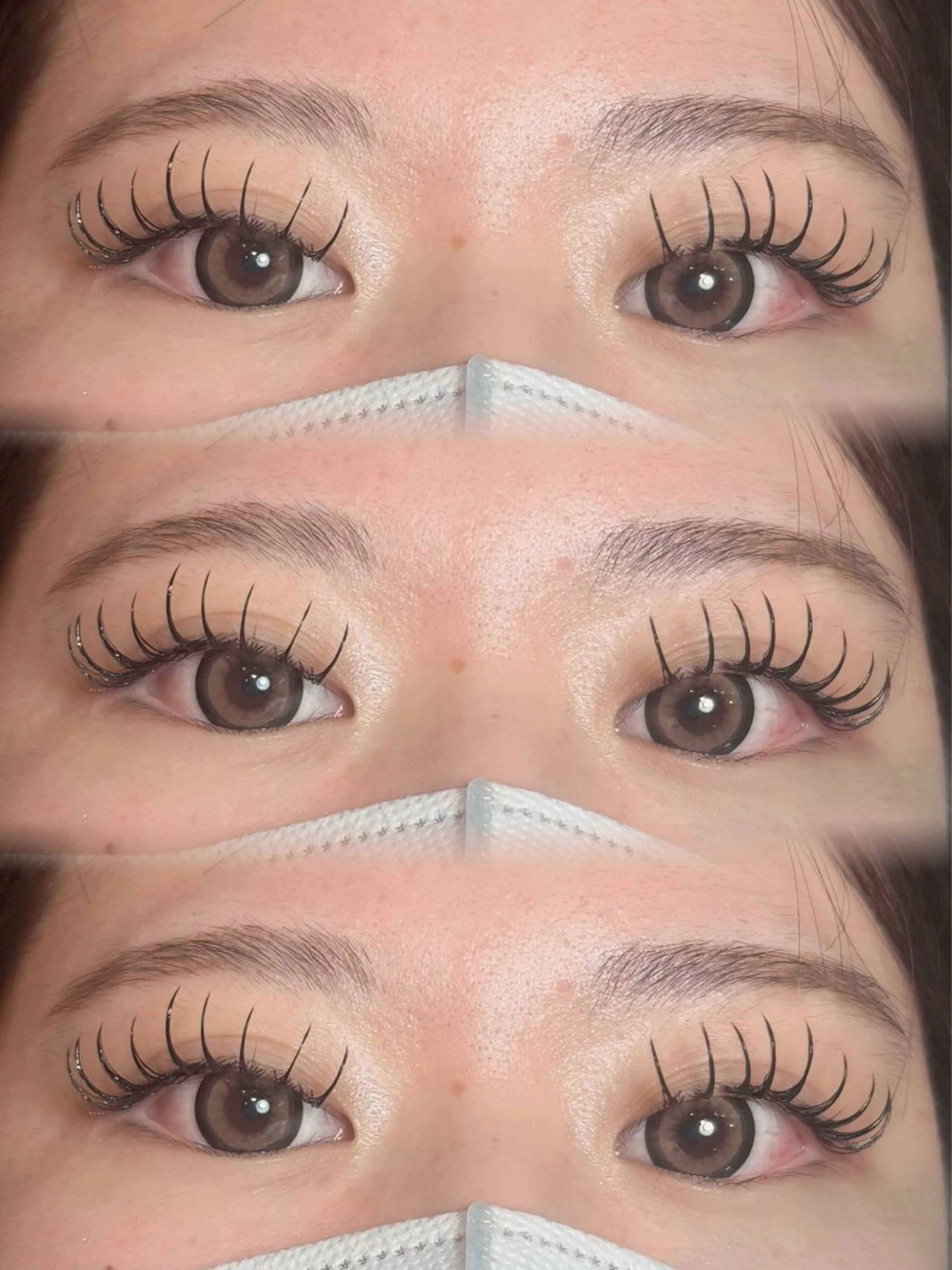 マツエク・マツパ Dカール AMIKA🌹 Amaranthのマツエク・マツパデザイン