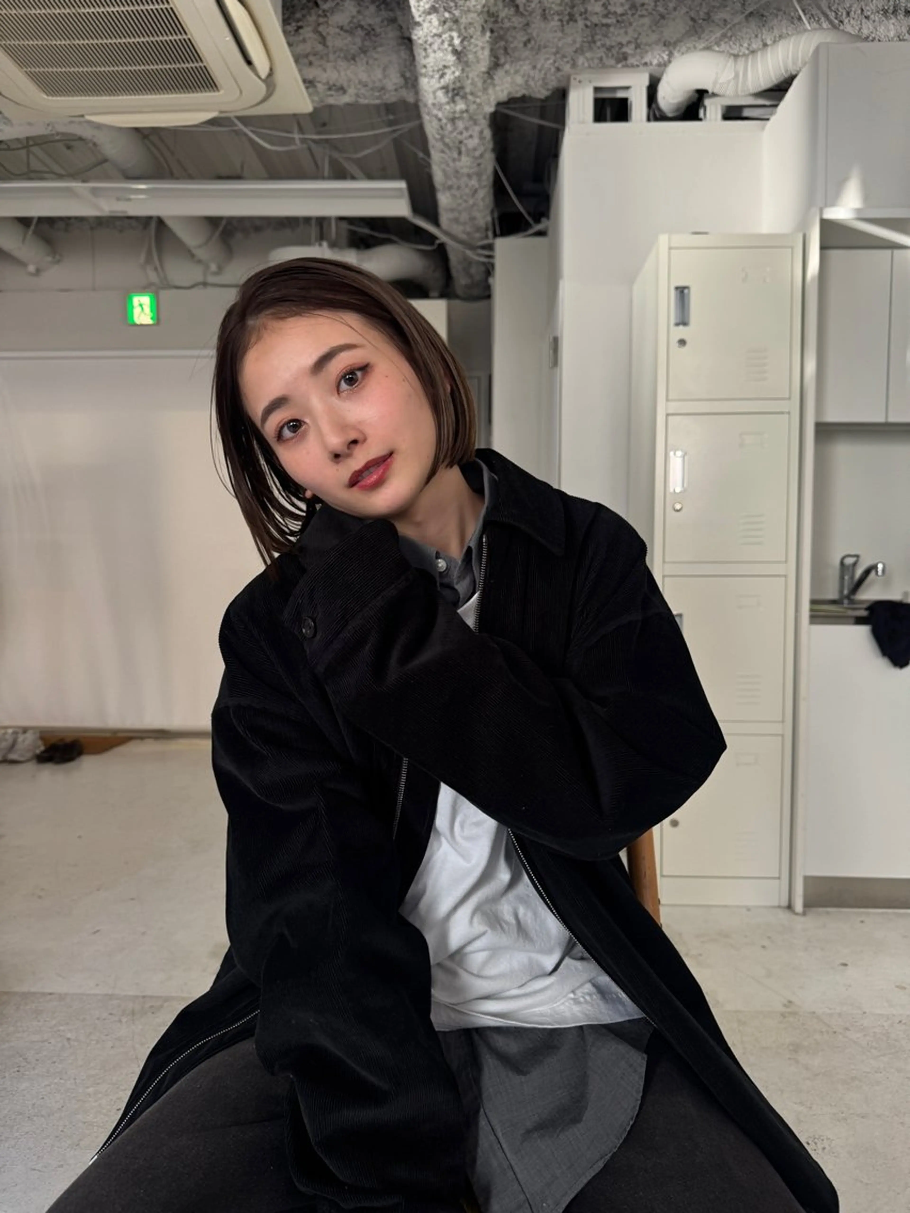 ショート カラー カット ヘアカラー トリートメント 伶風/ボブ/ ハッシュカットのヘアスタイル