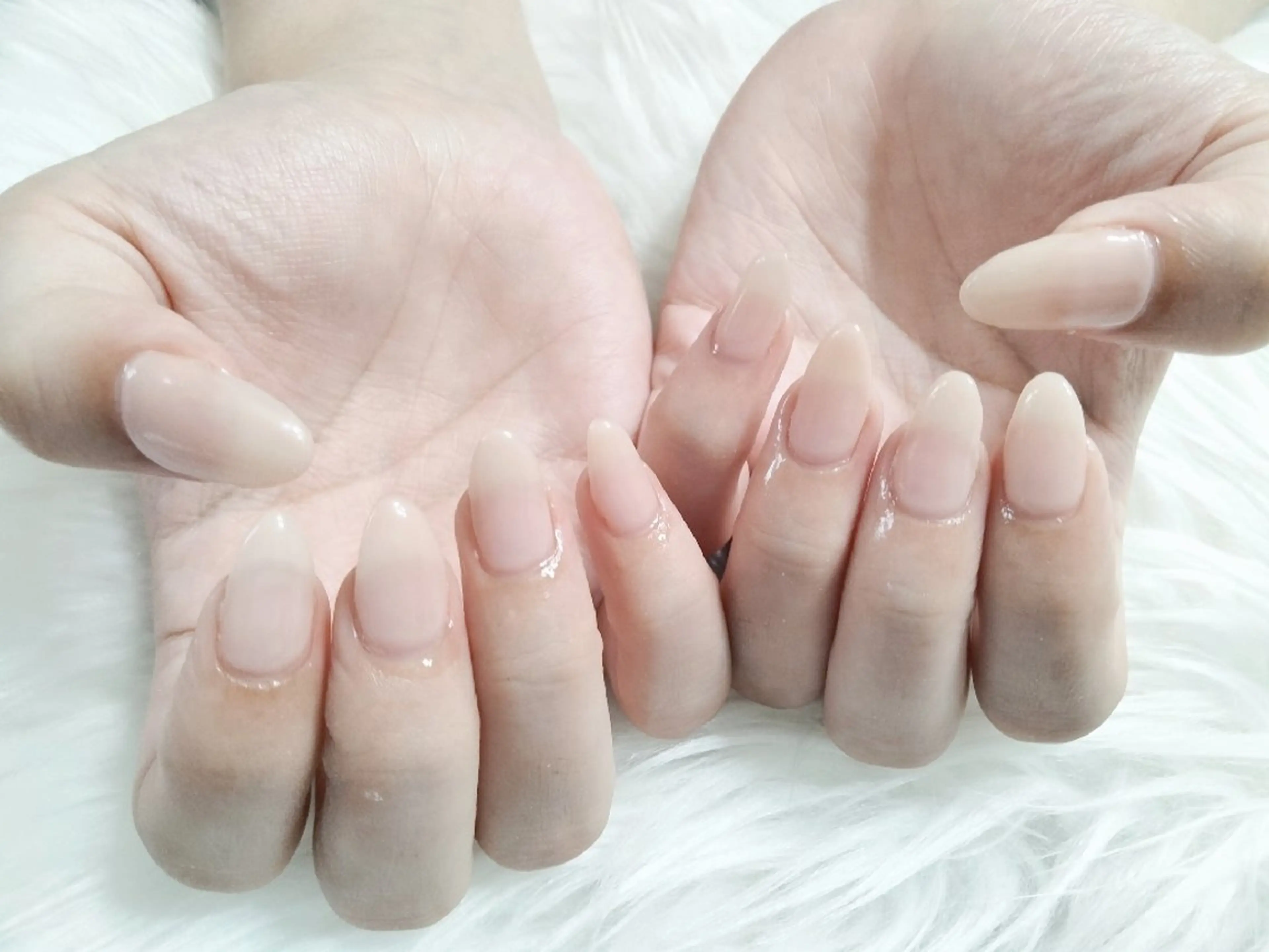 ネイル 長さ出し ジェルネイル パラジェル ハンドネイル ハンドケア Beaubie nailサロンのネイルデザイン