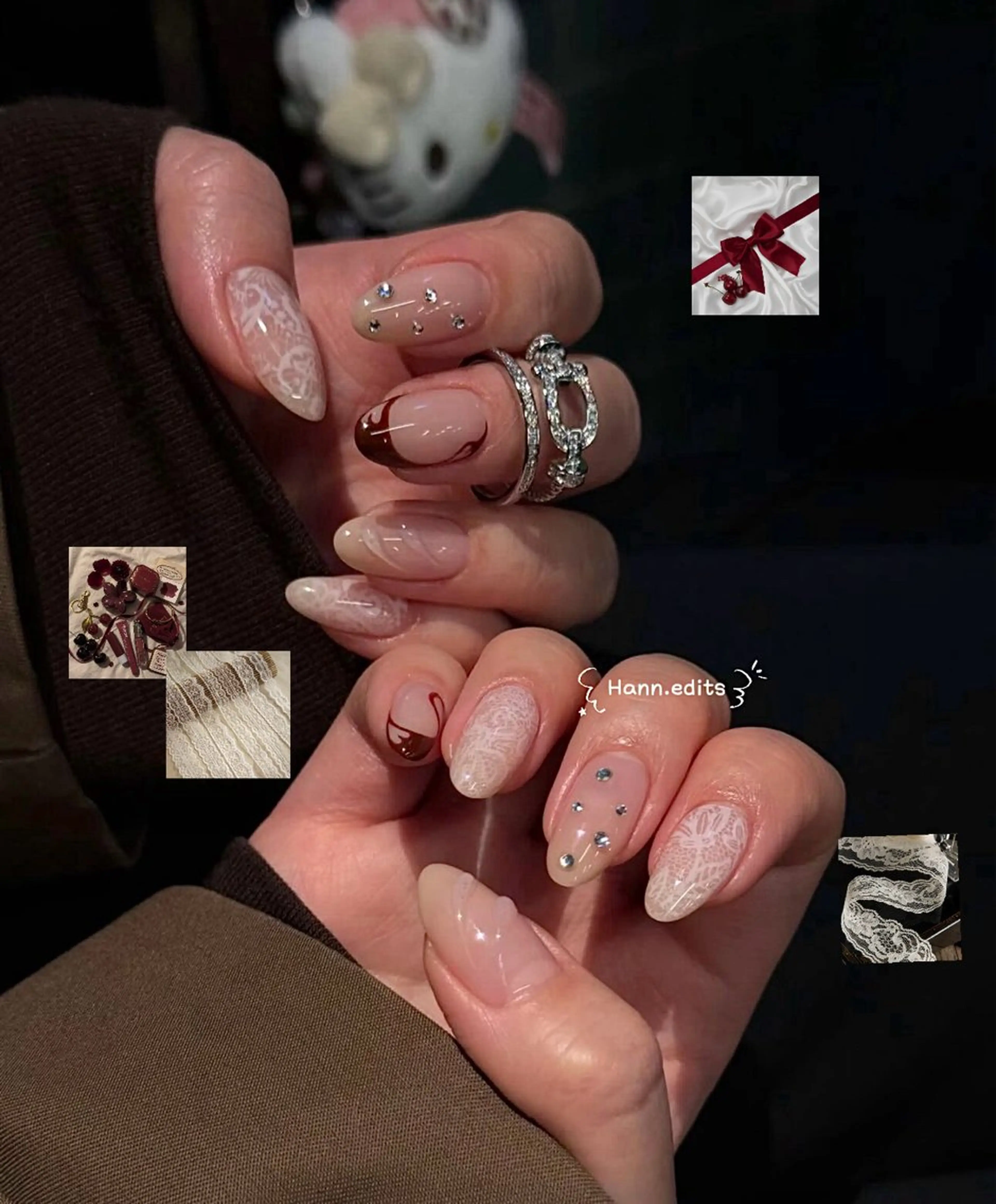 ミディアム 韓国風ヘア ハンドネイル Aila Nail ShinOkuboのネイルデザイン