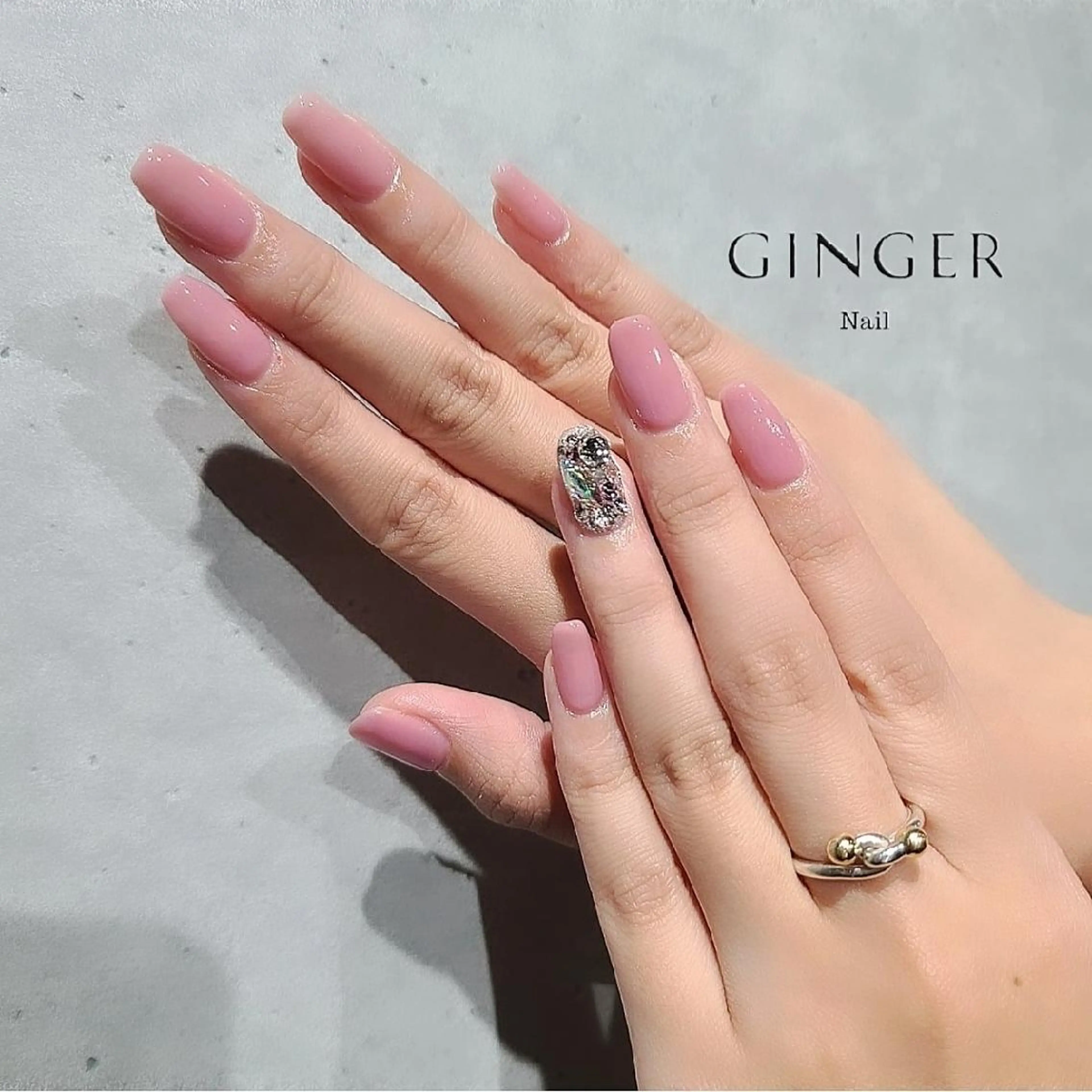 ネイル ハンドネイル GINGER  斎藤舞のネイルデザイン