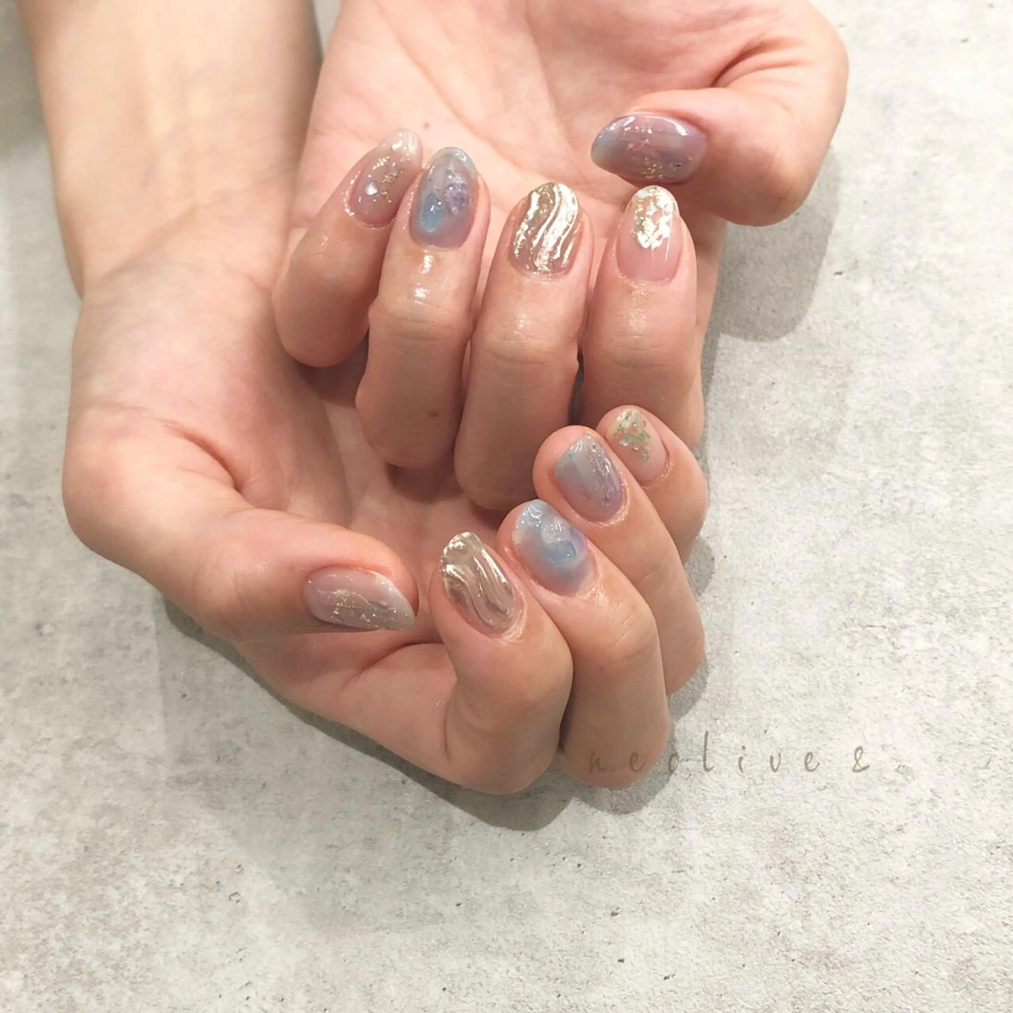 ネイル ハンドネイル Yuriko Omi パラジェル/渋谷のネイルデザイン