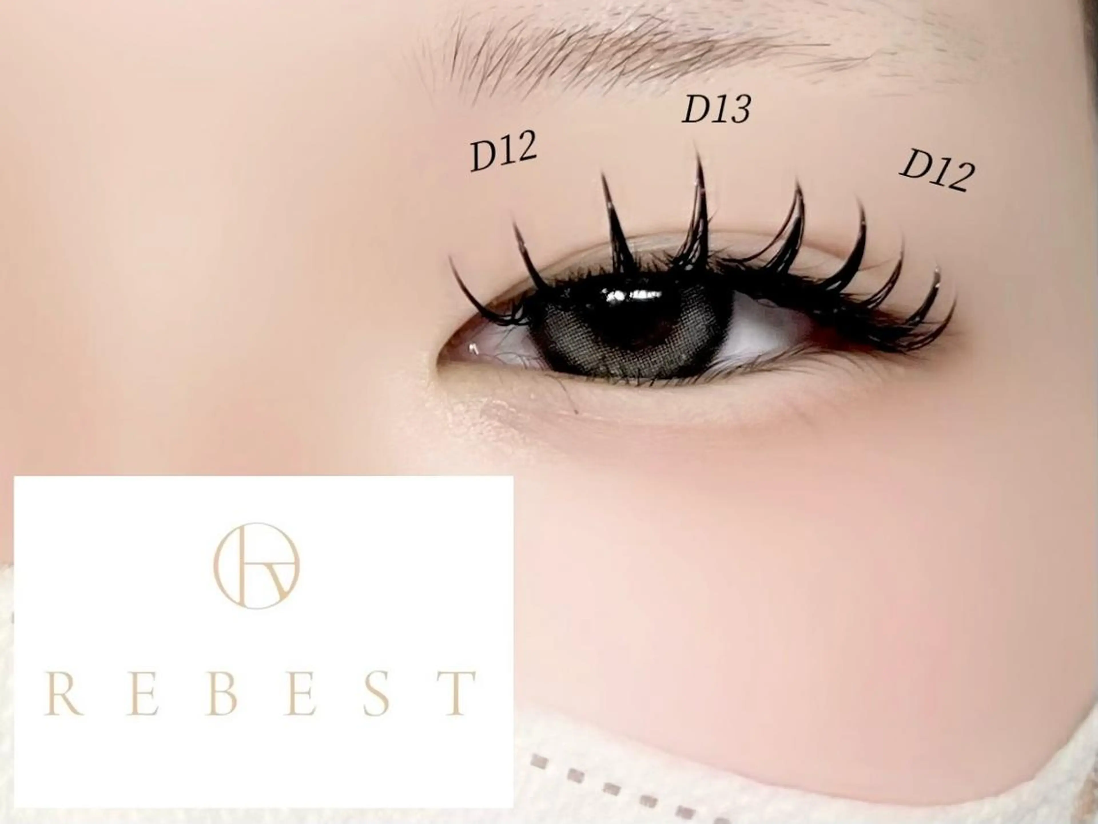 マツエク・マツパ ＲＥＢＥＳＴ ｅｙｅｌａｓｈのマツエク・マツパデザイン