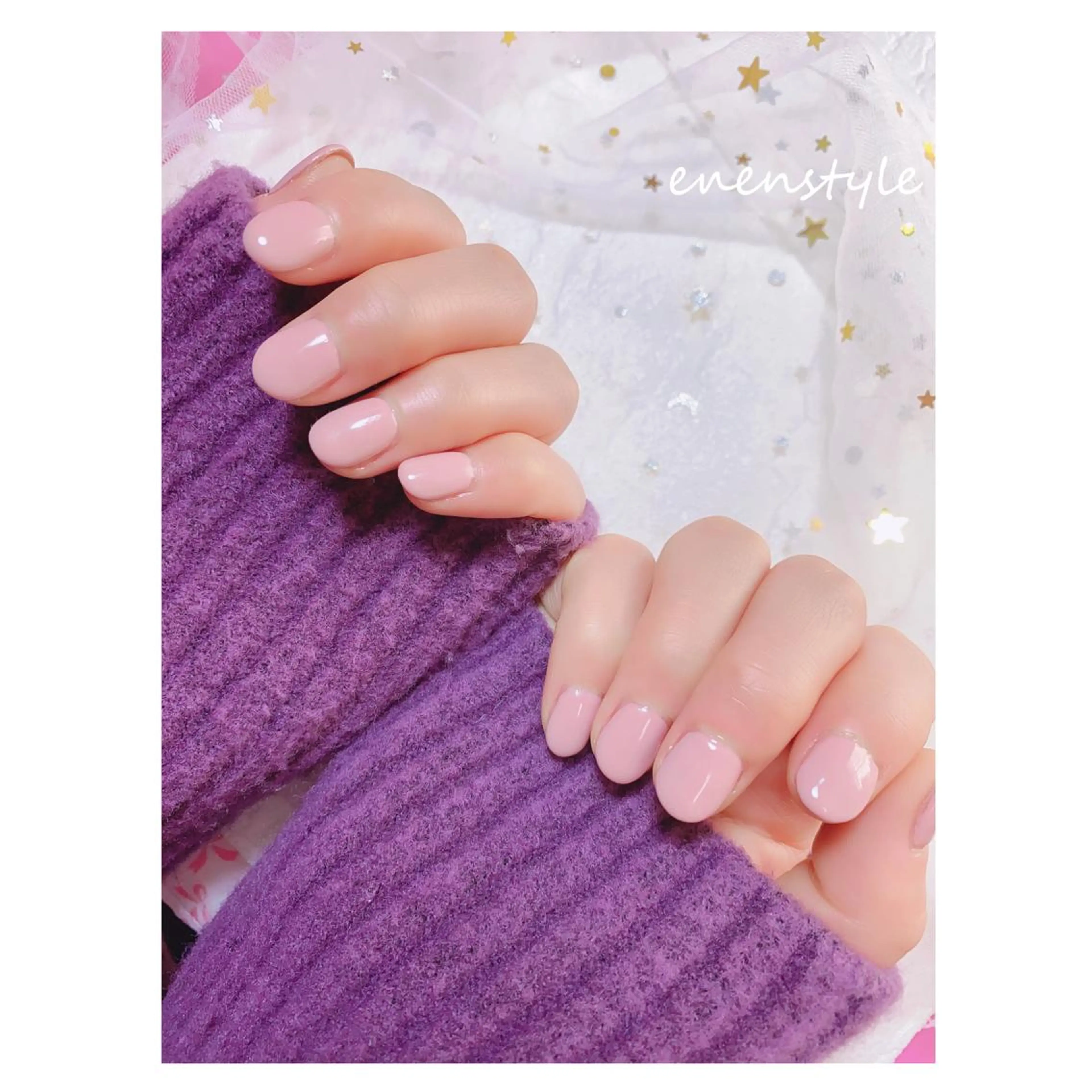 ショート ネイル ジェルネイル ニュアンスネイル オフィスネイル ワンカラーネイル パラジェル 👑enen style👑のネイルデザイン