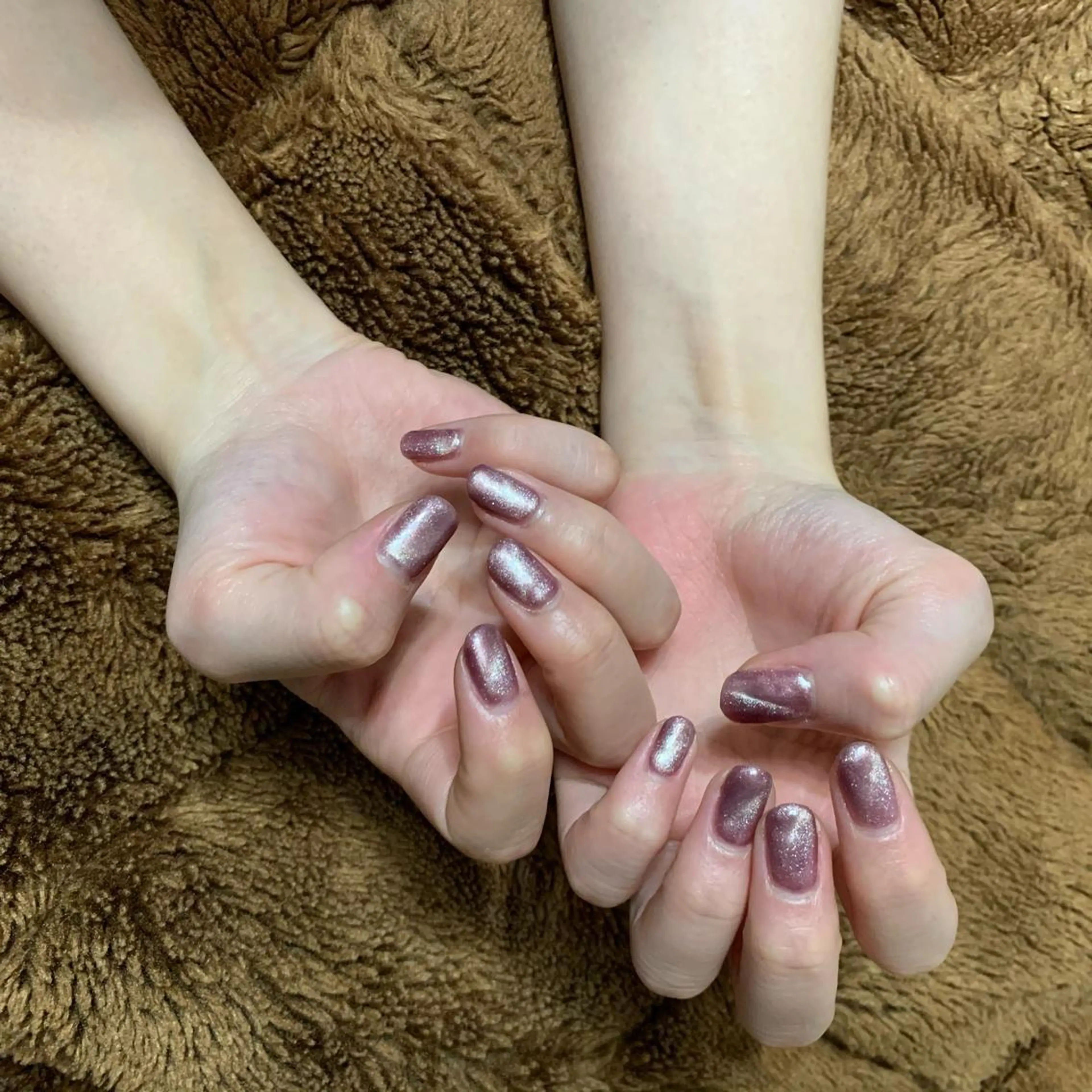 ネイル マグネットネイル ワンカラーネイル 林 ✨syousyouのネイルデザイン