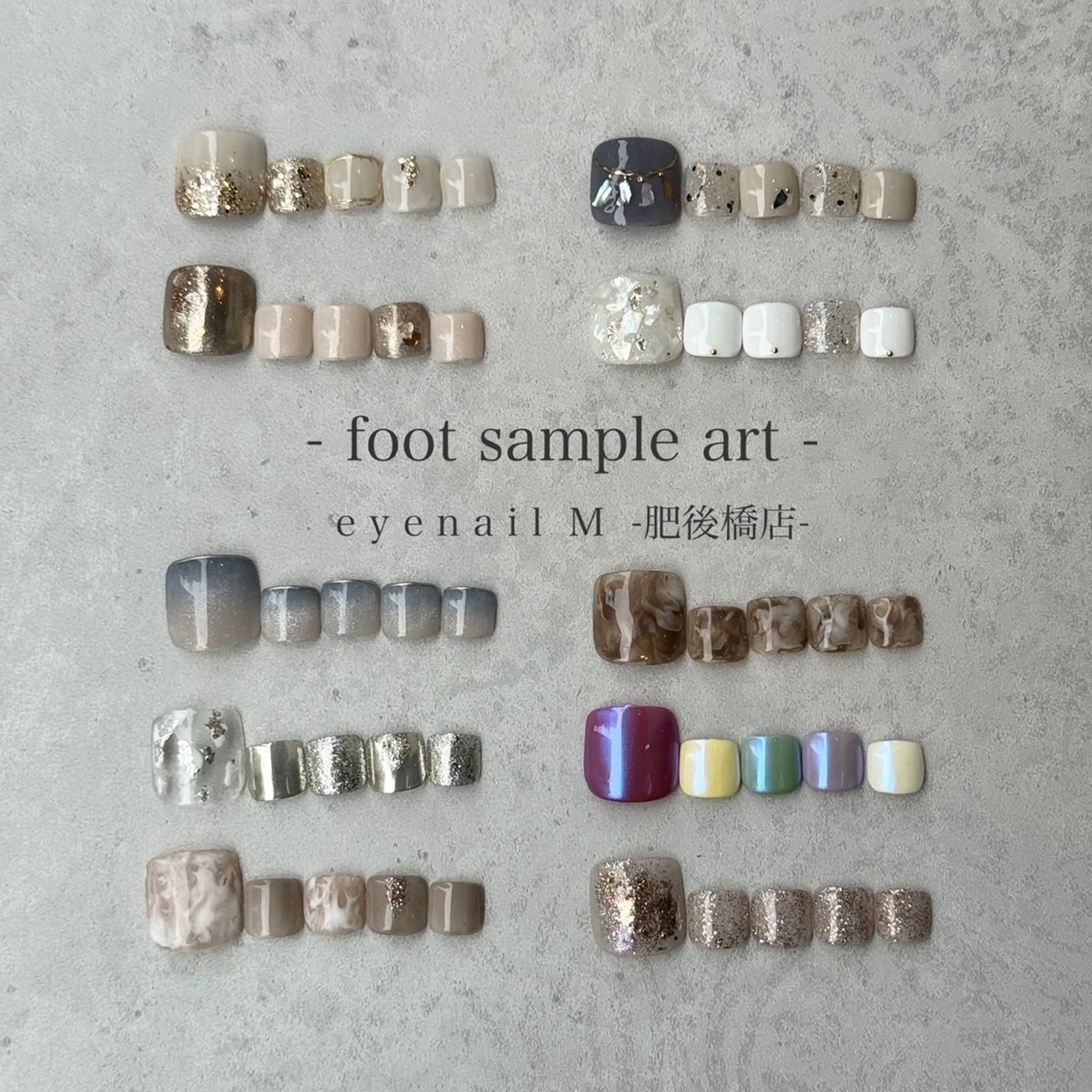 ネイル フットネイル miki 🌿のネイルデザイン