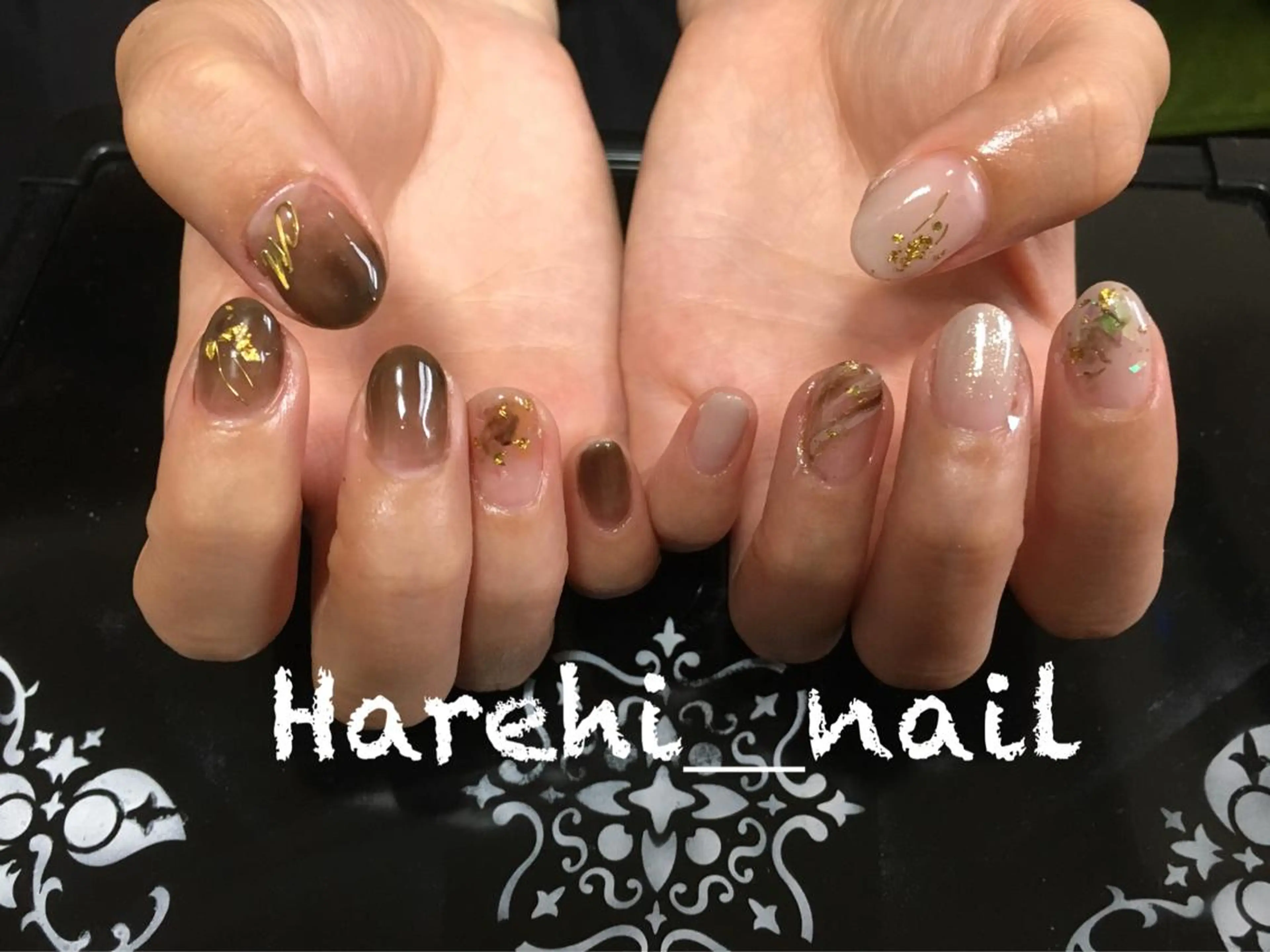 ネイル ニュアンスネイル Harehi_ nailのネイルデザイン