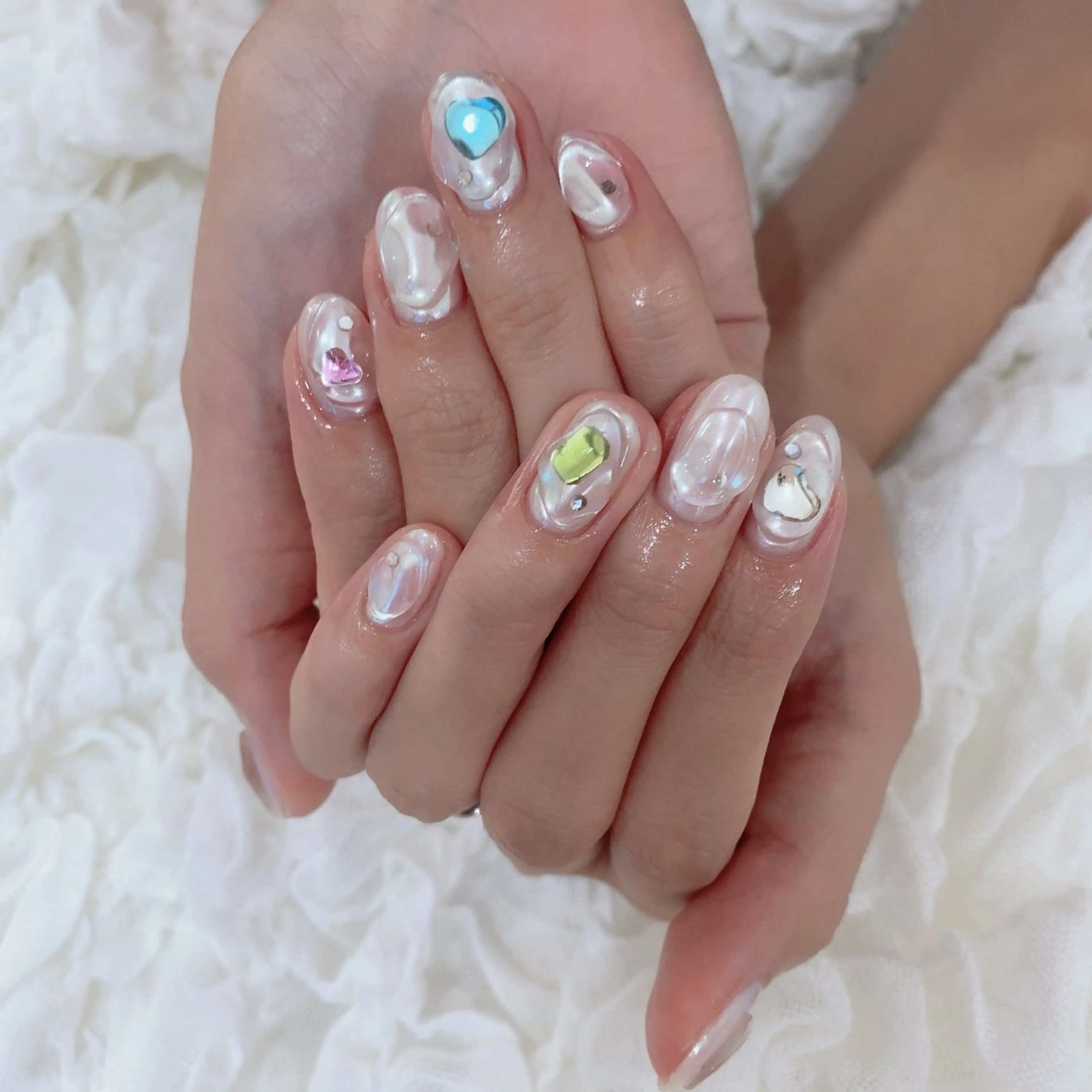 ネイル ミラーネイル ハンドネイル SOL NAILのネイルデザイン