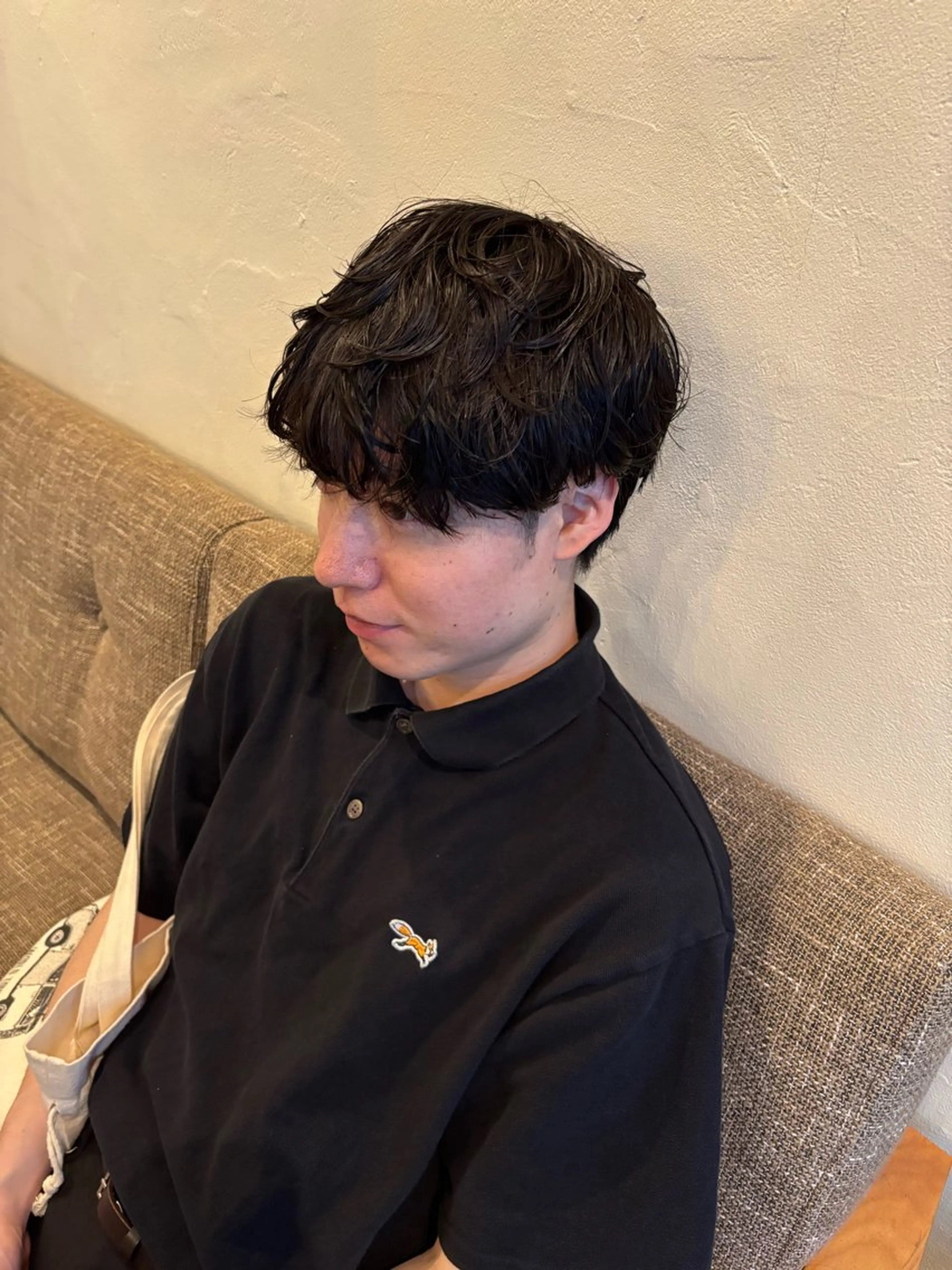 パーマ メンズ メンズパーマ カット パーマ 七井 香奈 (なないかな)のヘアスタイル