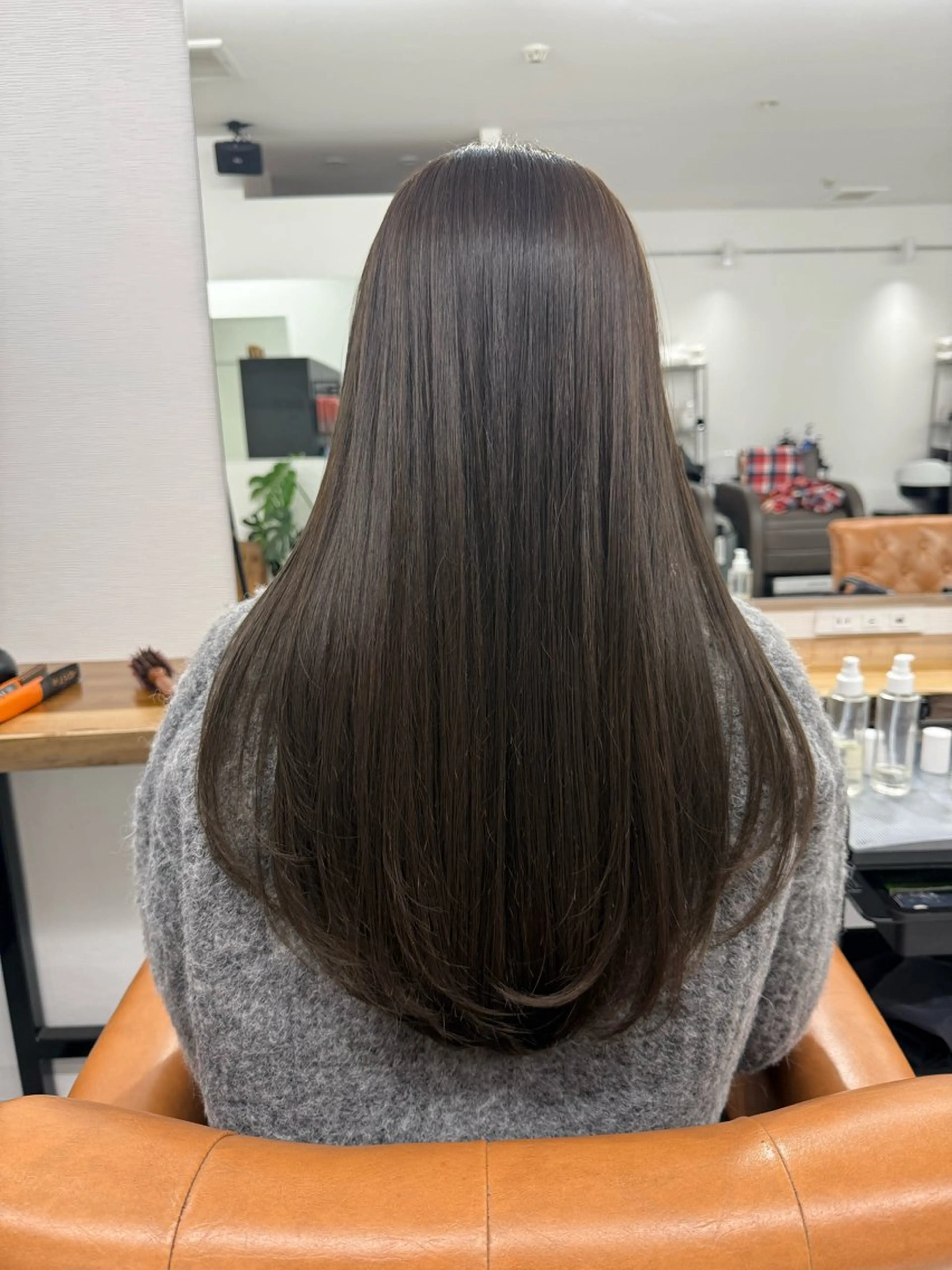 ロング カラー ヘアカラー トリートメント 宮内 遥のヘアスタイル