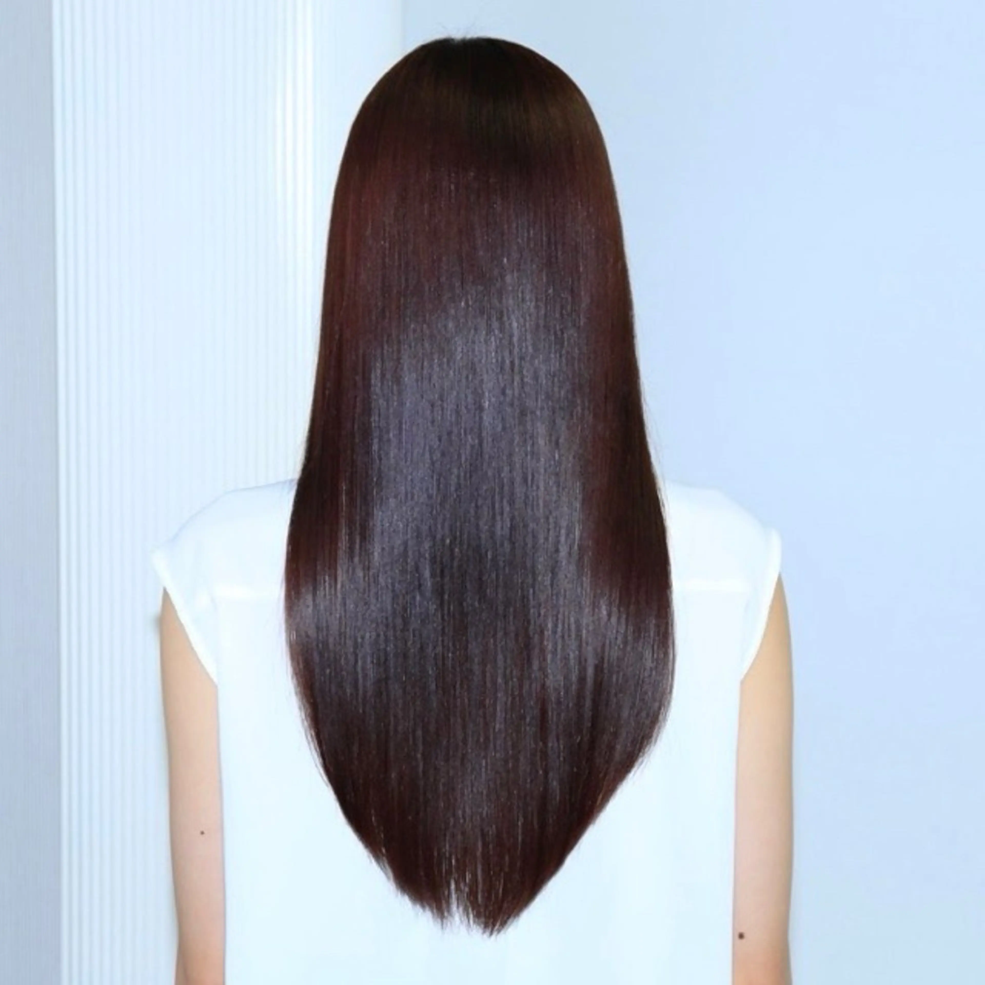 ロング 加藤 里歩のヘアスタイル