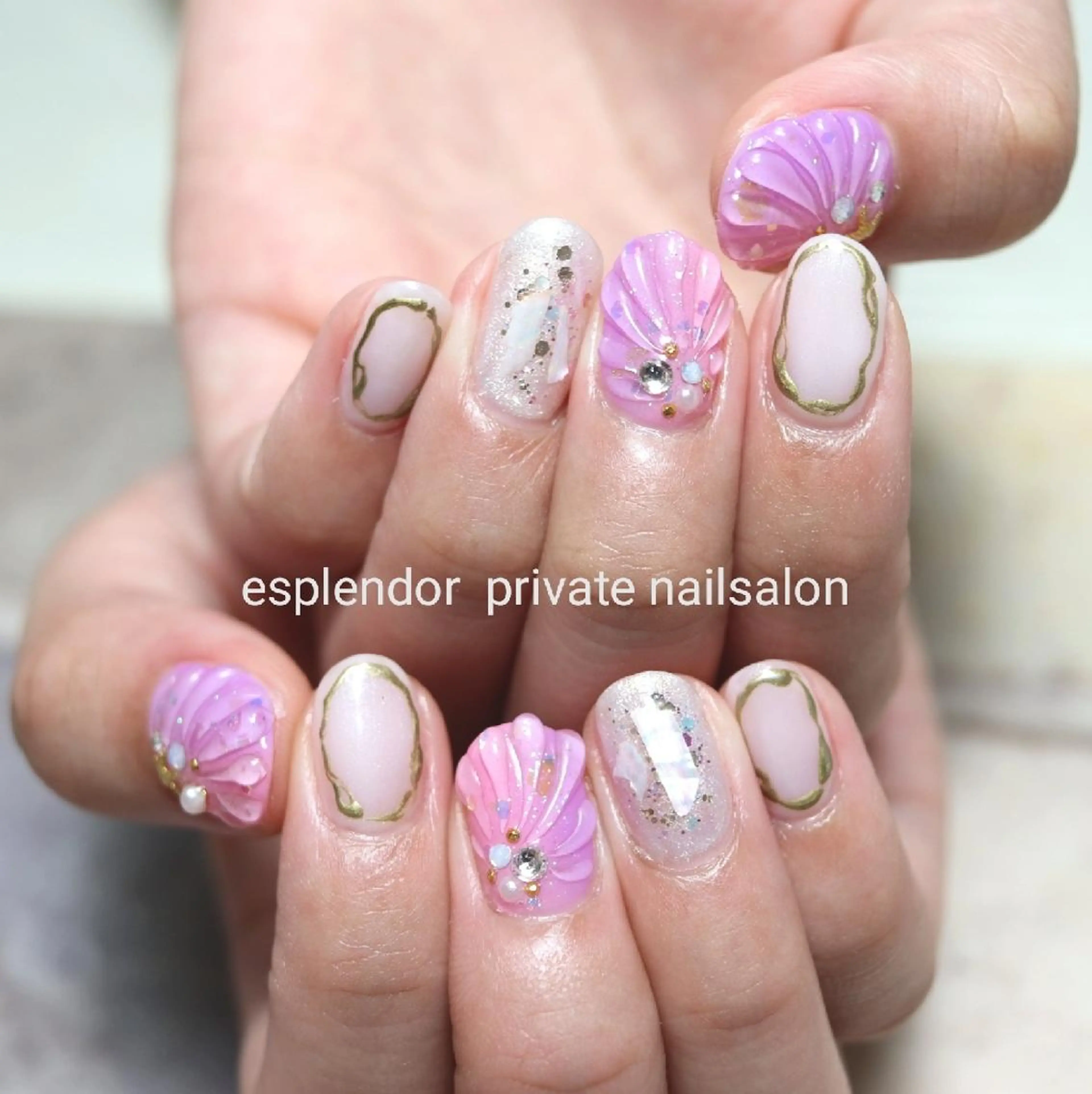 ネイル ハンドネイル ハンドケア esplendor  小野寺のネイルデザイン