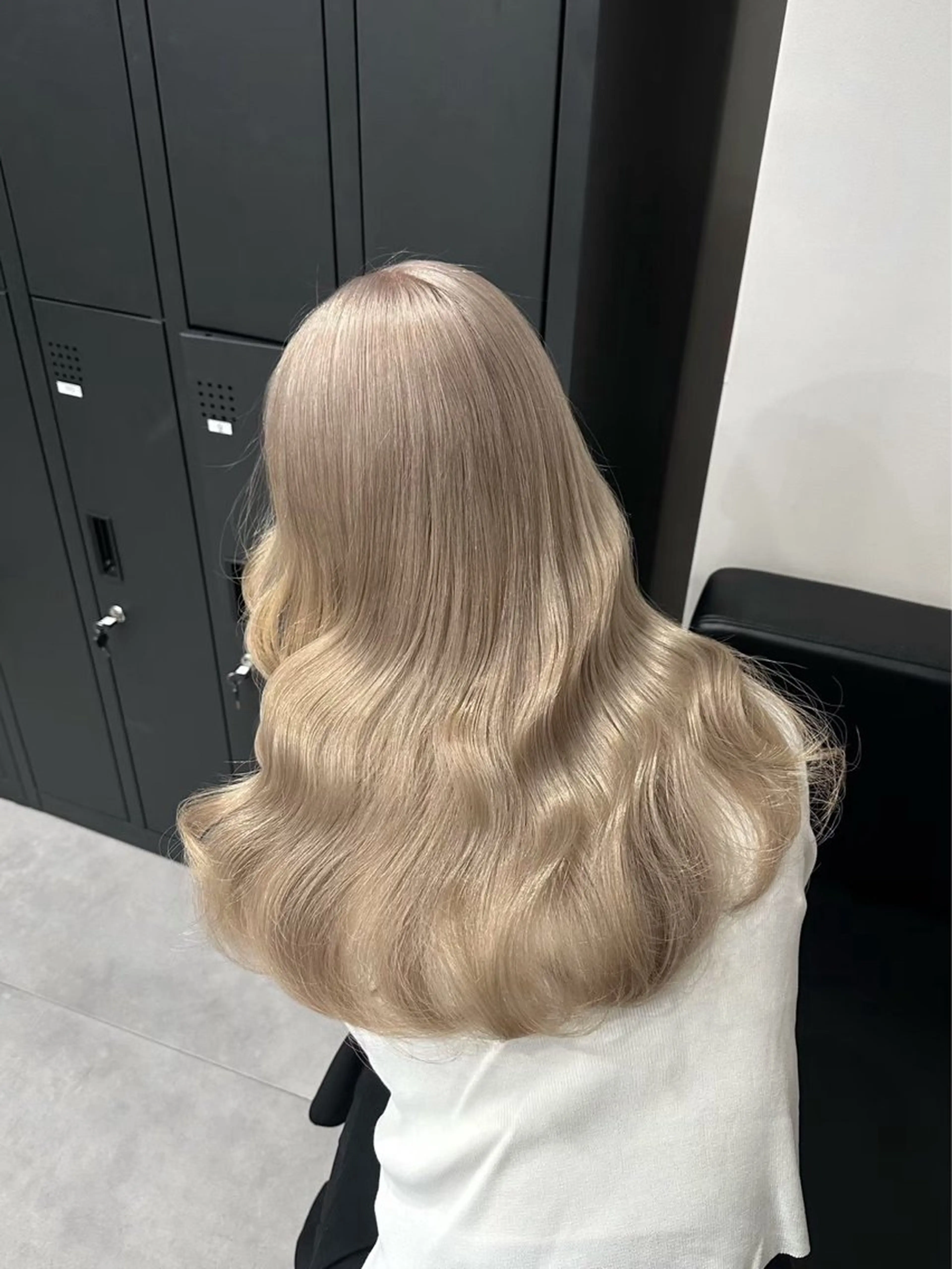 ロング ヘアカラー トリートメント ヘアセット まつパ/ケア ブリーチ/sEnAのヘアスタイル