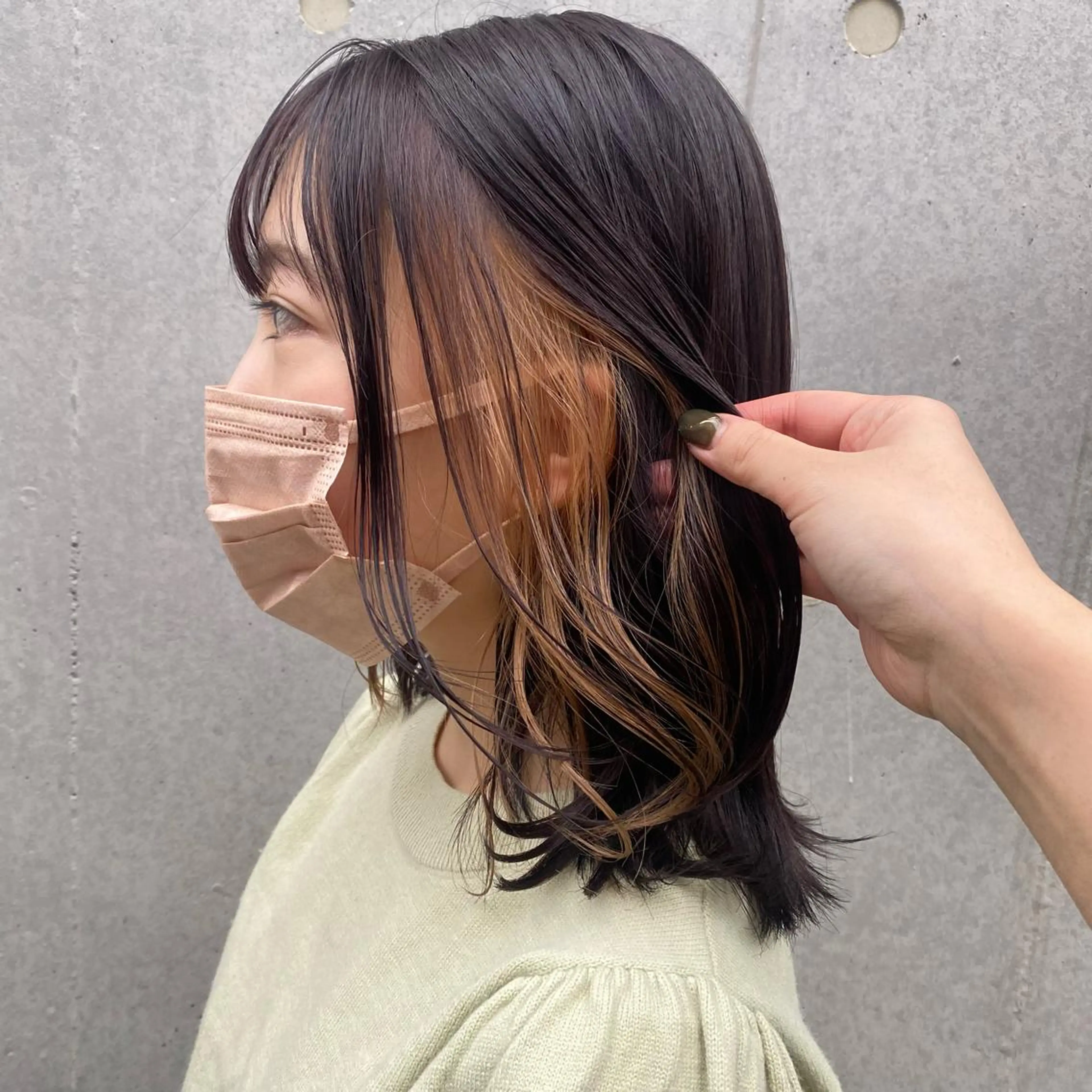 ミディアム カラー 🪭risa 暖色/レイヤー🪭のヘアスタイル