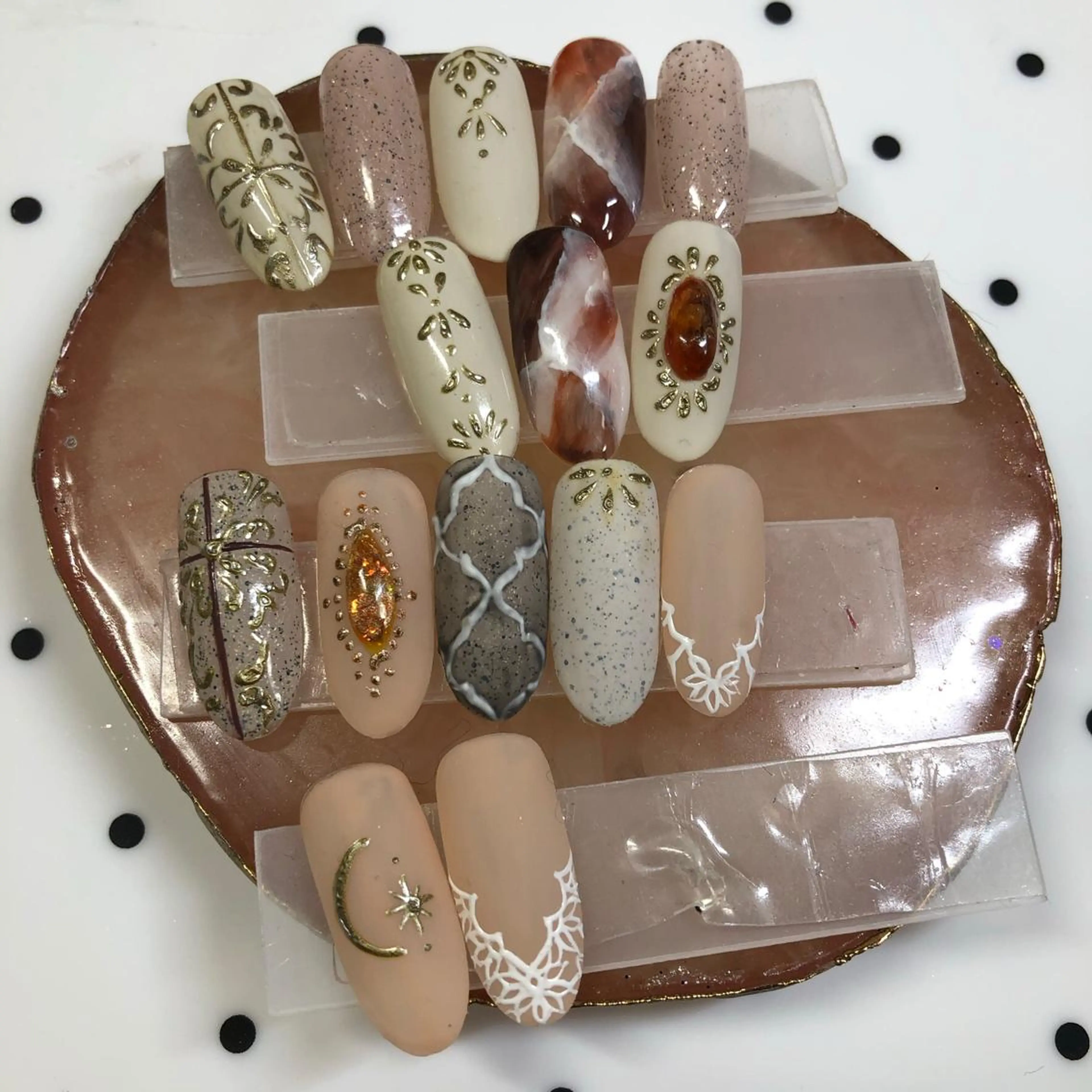 ネイル 奥園 良恵のネイルデザイン