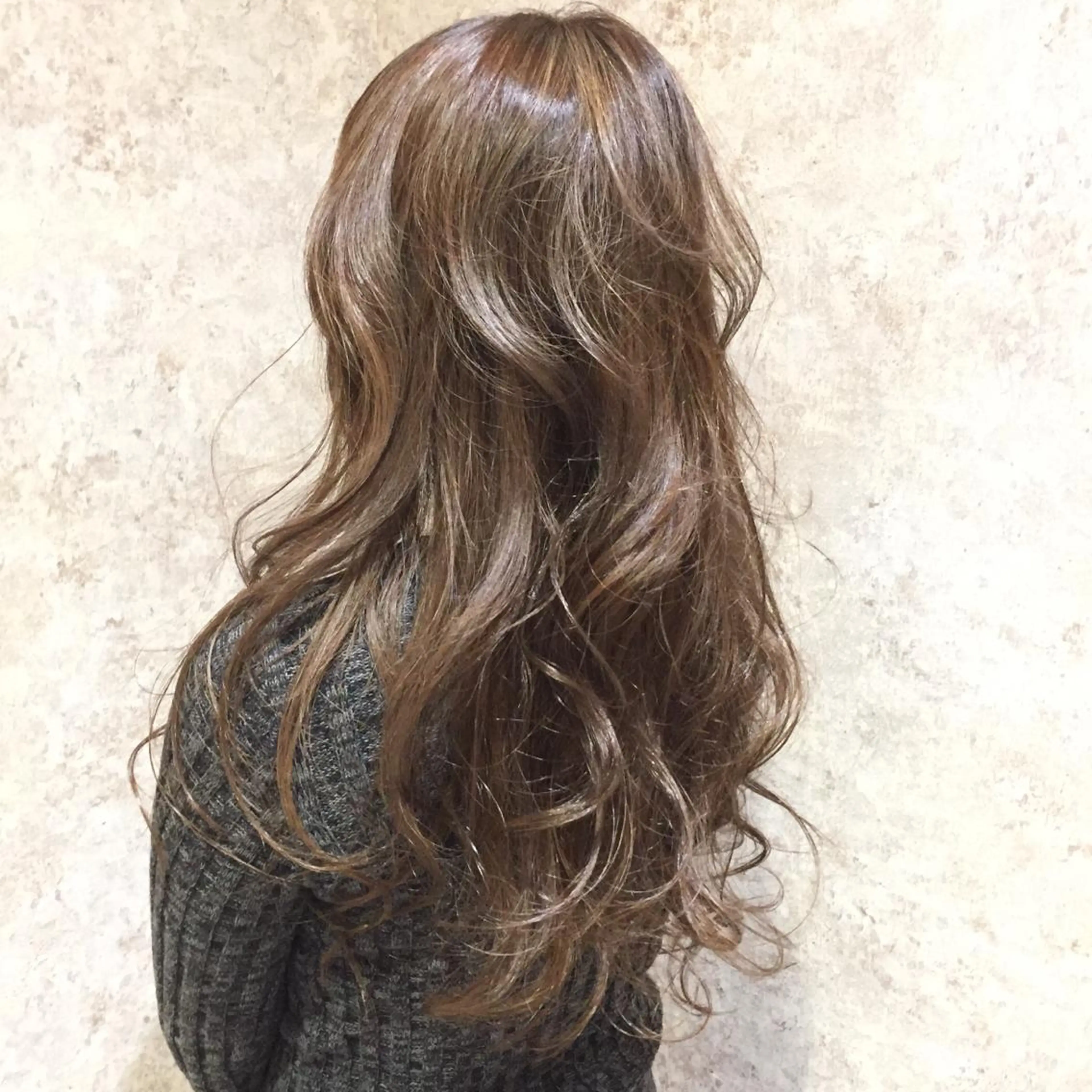 ロング カラー パーマ カット ヘアカラー パーマ トリートメント 杉田 一浩のヘアスタイル