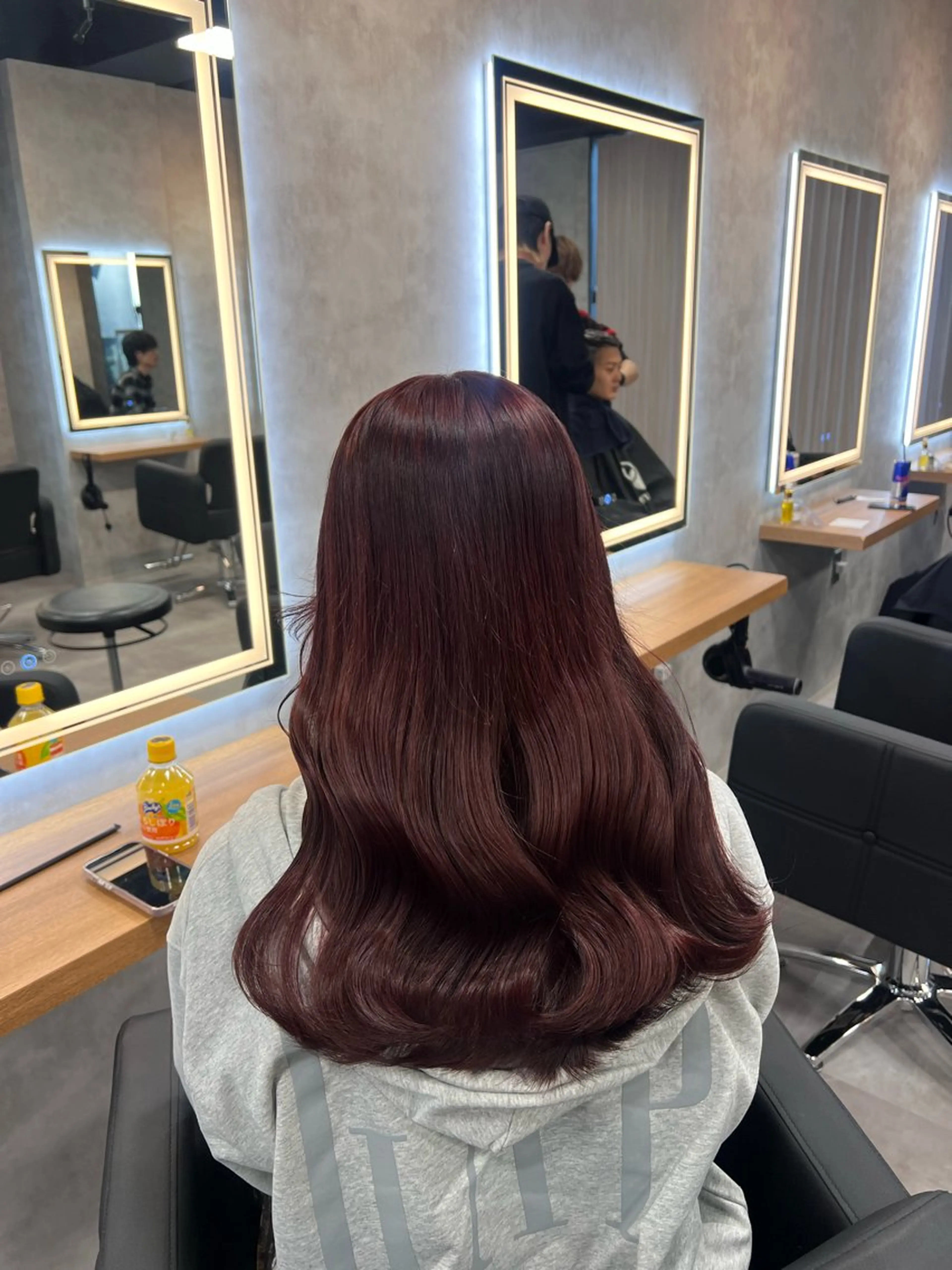 セミロング カラー 💖札幌カラー 指名No.1💖玲奈のヘアスタイル