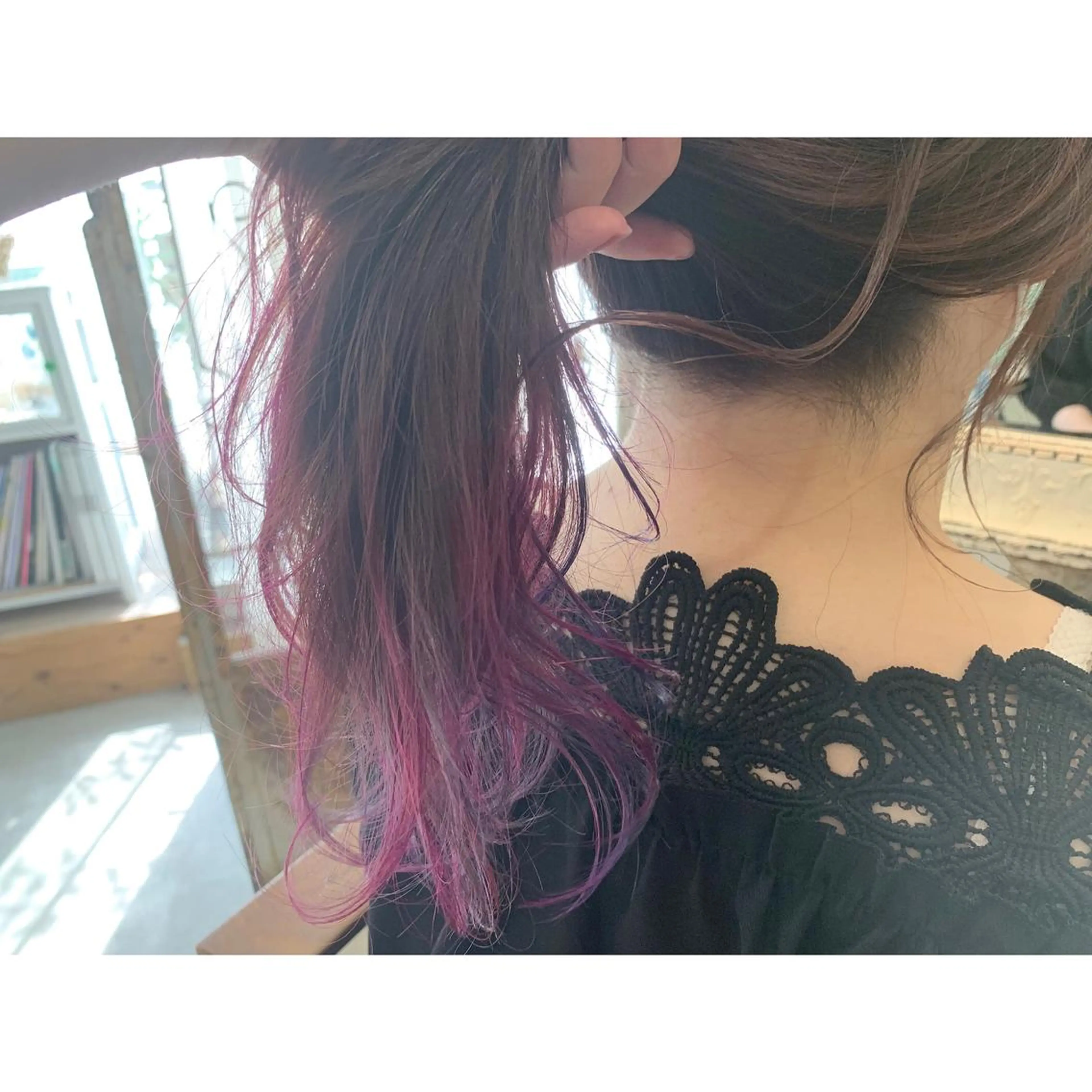 ロング カラー fio マナミのヘアスタイル