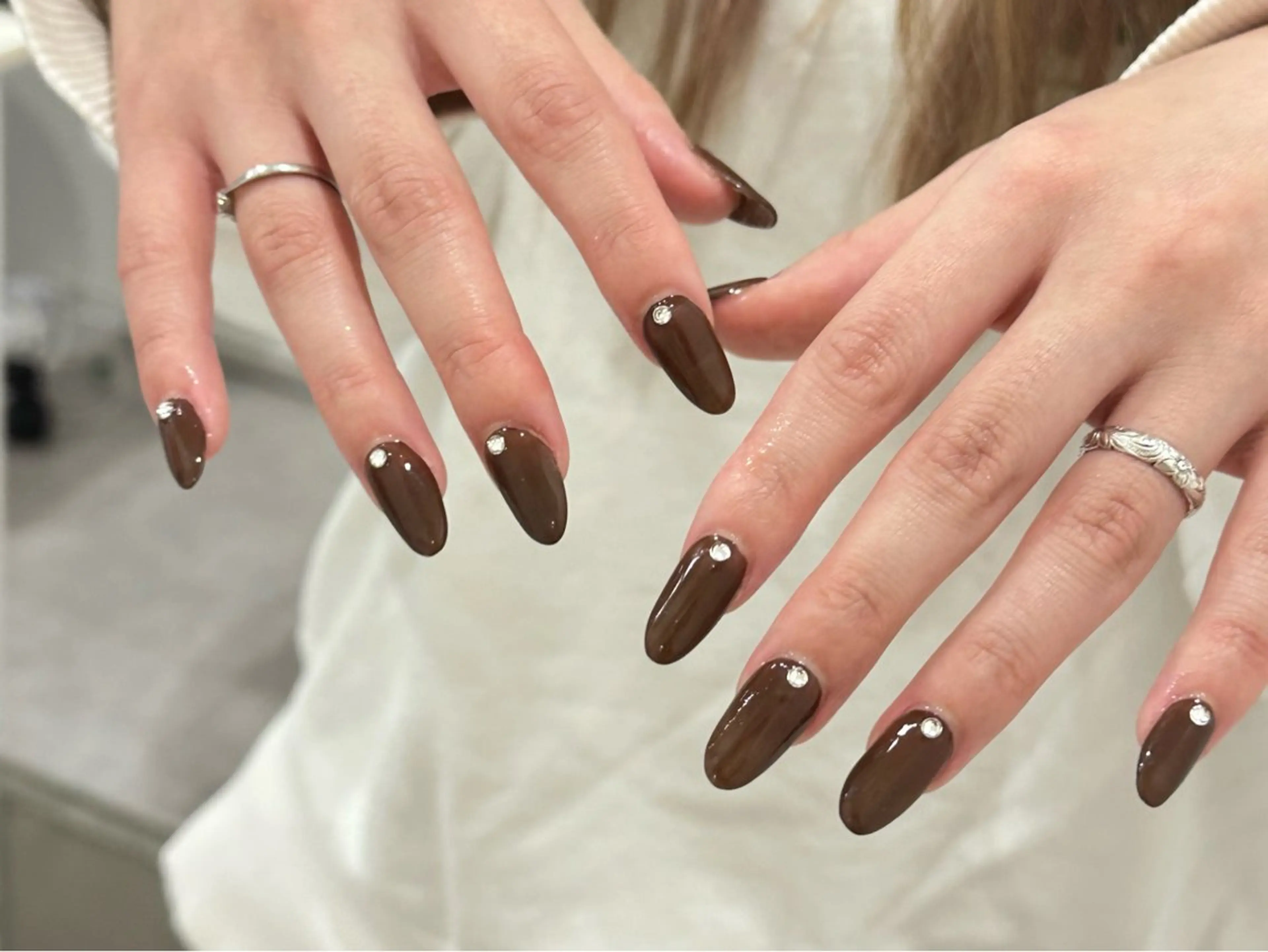 ネイル 長さ出し ジェルネイル ワンカラーネイル ハンドネイル wellmoon Tanaのその他イメージ