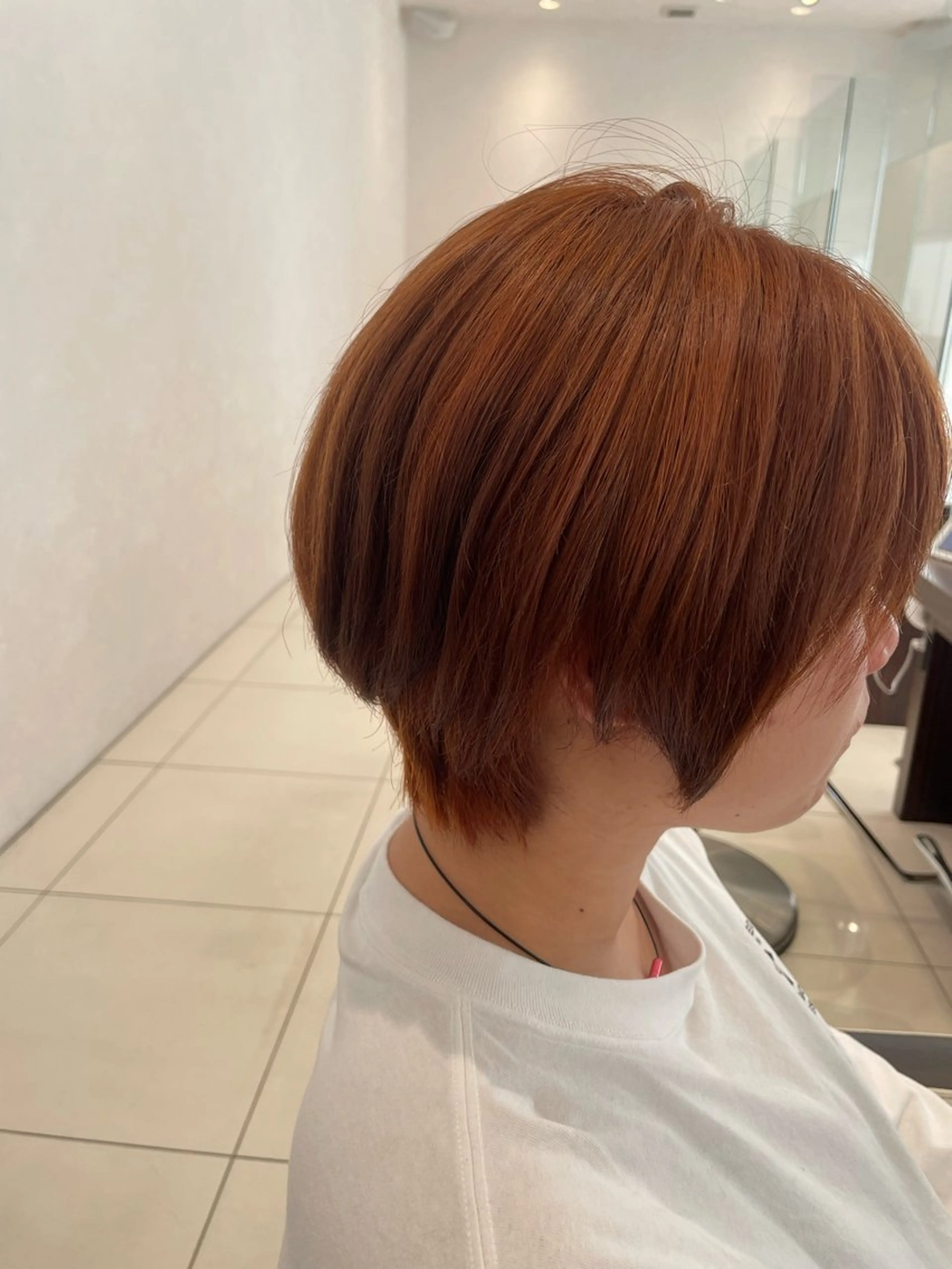 ショート カラー 西川 夕奈のヘアスタイル