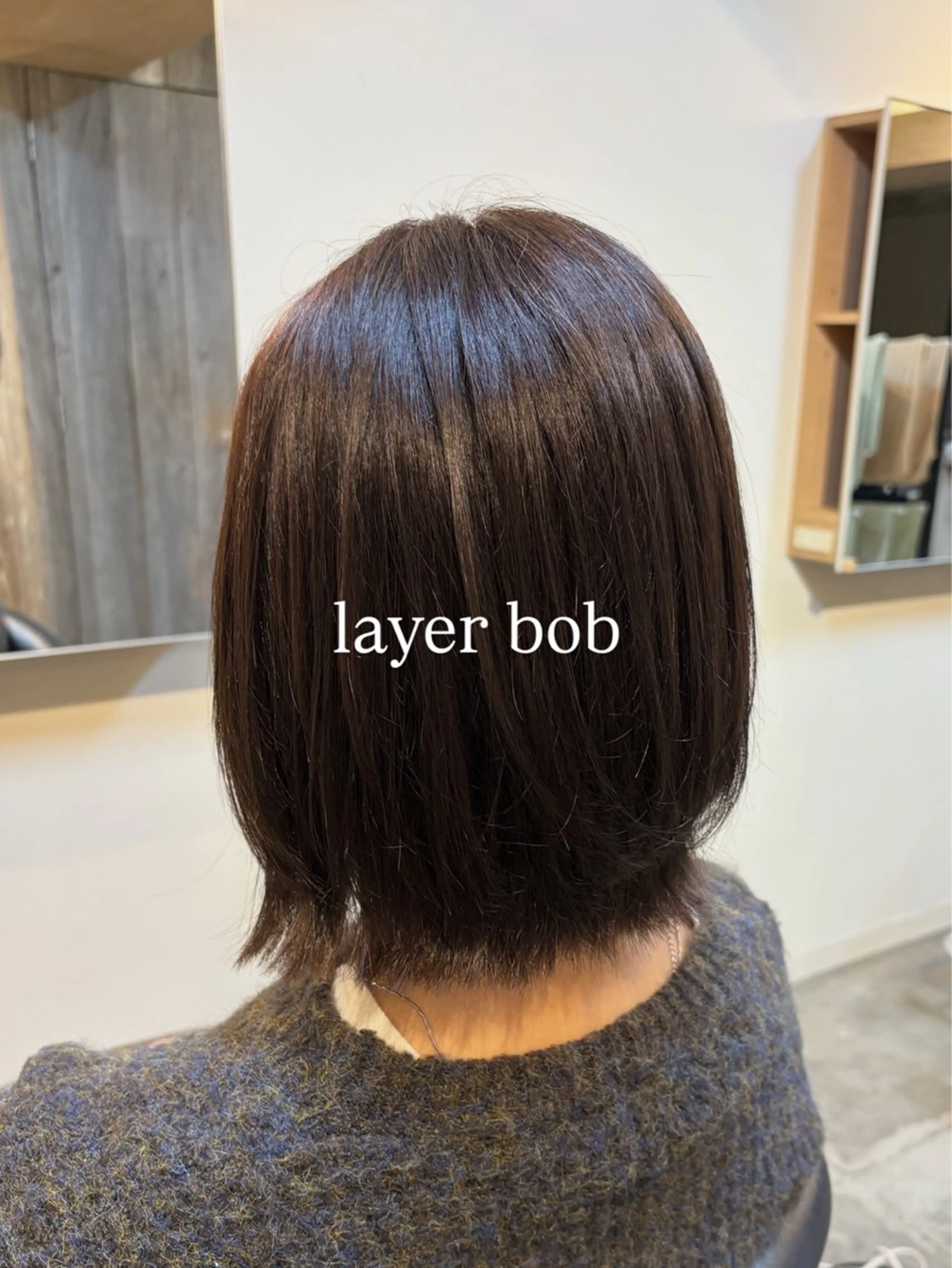 ショート ボブレイヤー ボブ レイヤーカット カット ヘッドスパ 円山/透明感カラー/ yurinaのヘアスタイル