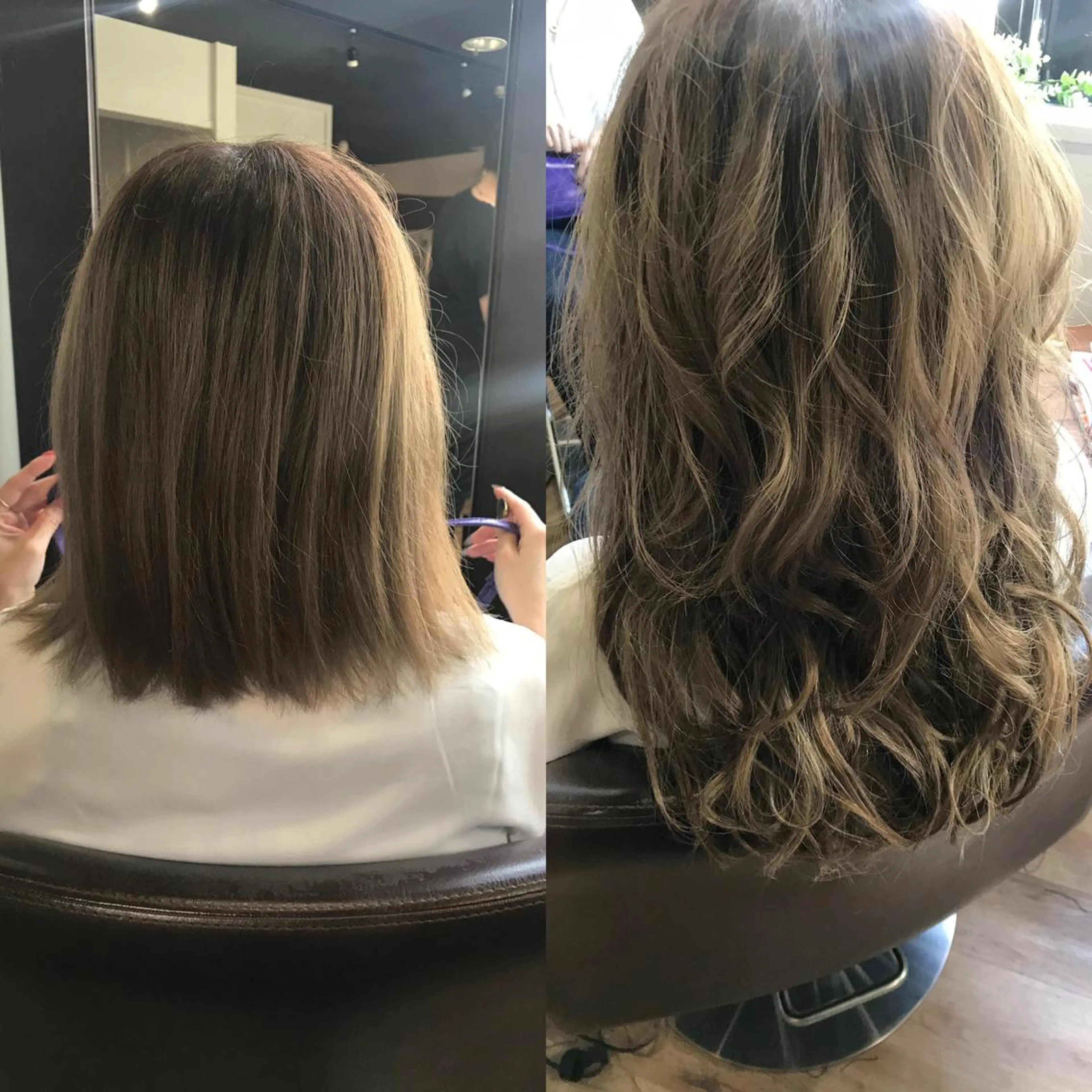 セミロング プルエクステ エクステ Orque deux 伊藤丈晴のヘアスタイル