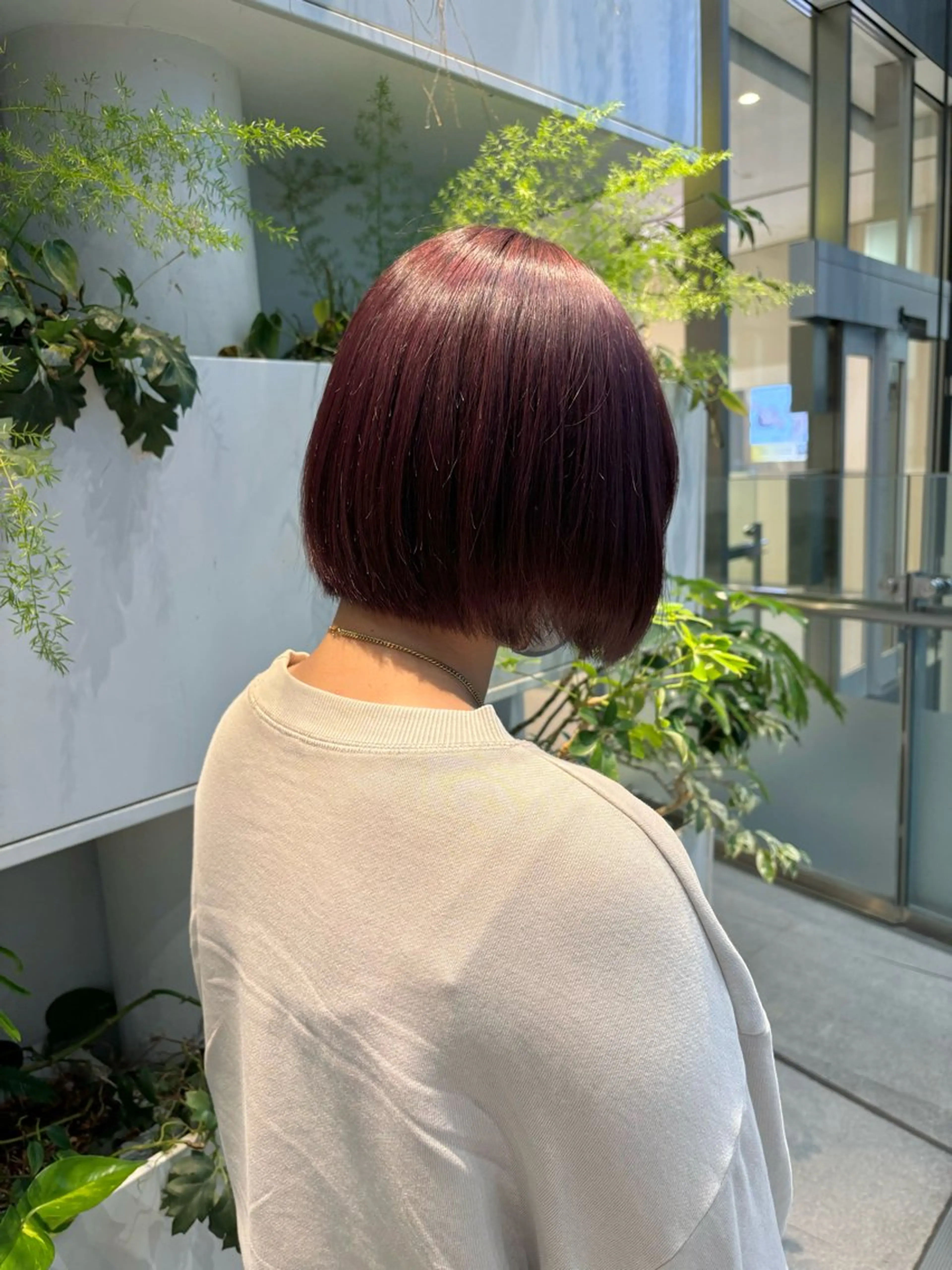 ショート カラー ラベンダーカラー ピンクカラー ピンクラベンダー くさかみさき🌼暖色 /耳つぼ/オタク🌼のヘアスタイル