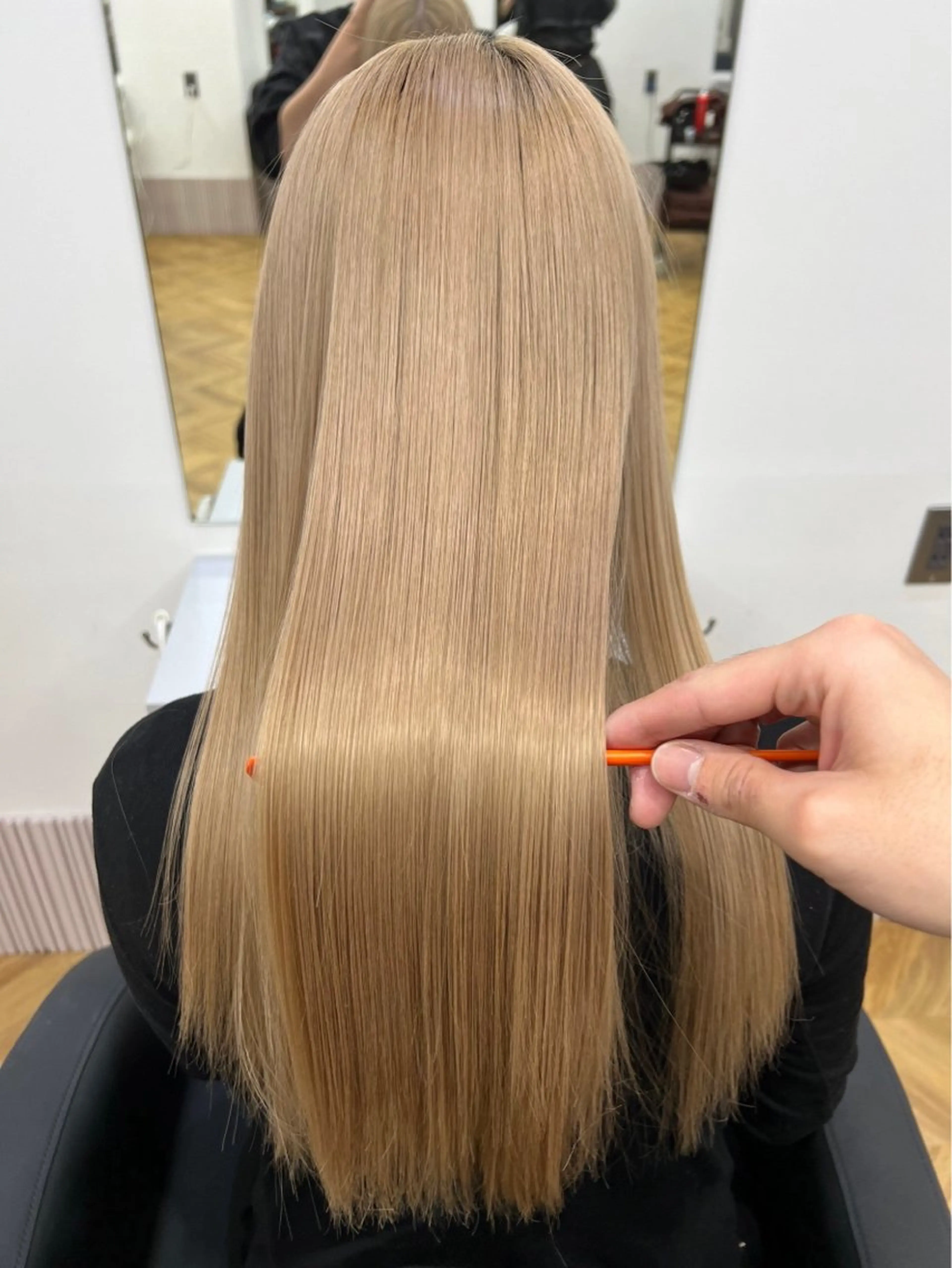 ✅今話題の酸性ストレート✨✨ブリーチ毛でもダメージゼロで叶う！！の写真