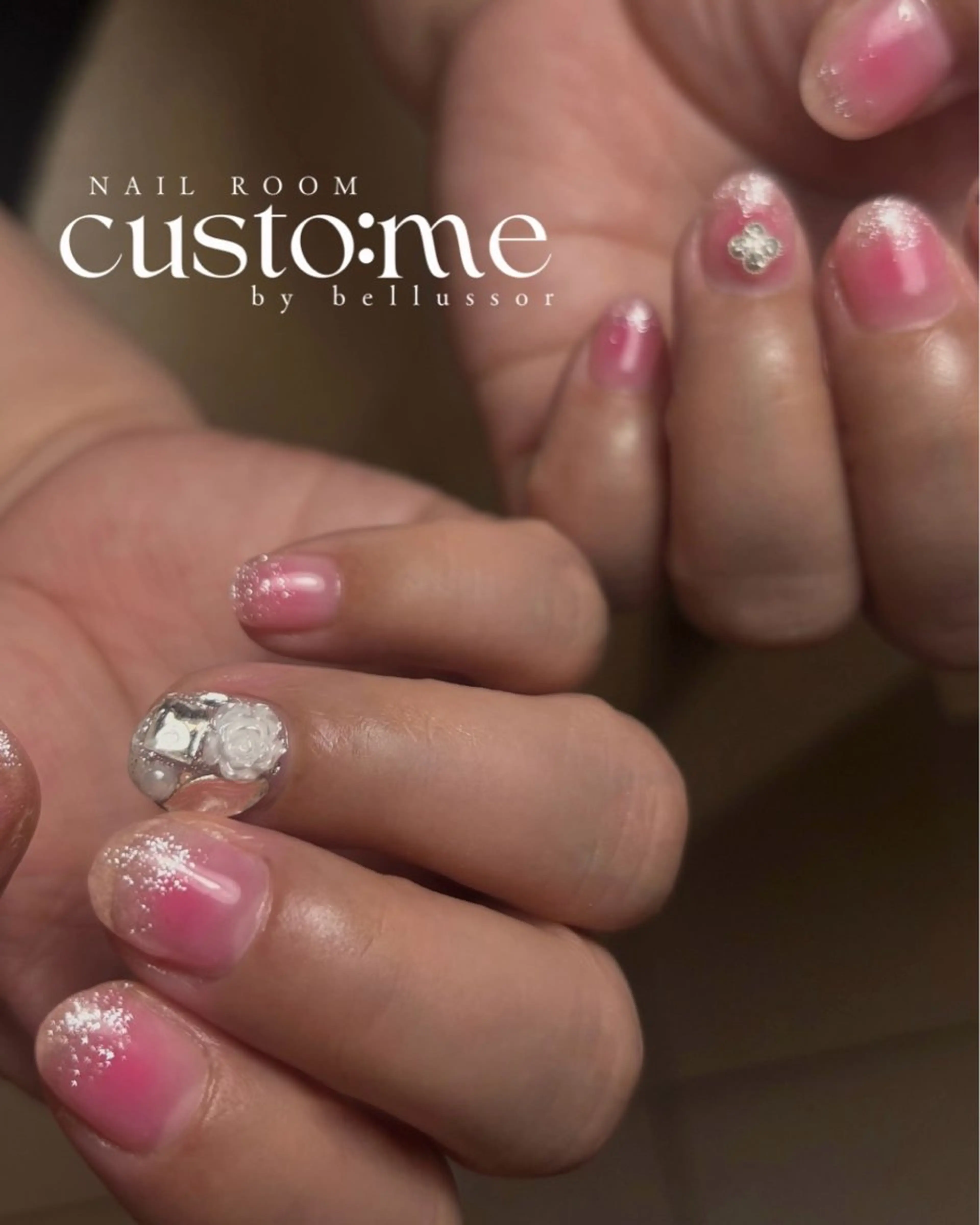 ネイル ショートネイル ワンホンネイル ハンドネイル custo:me所属・custom：me shunaのネイルデザイン