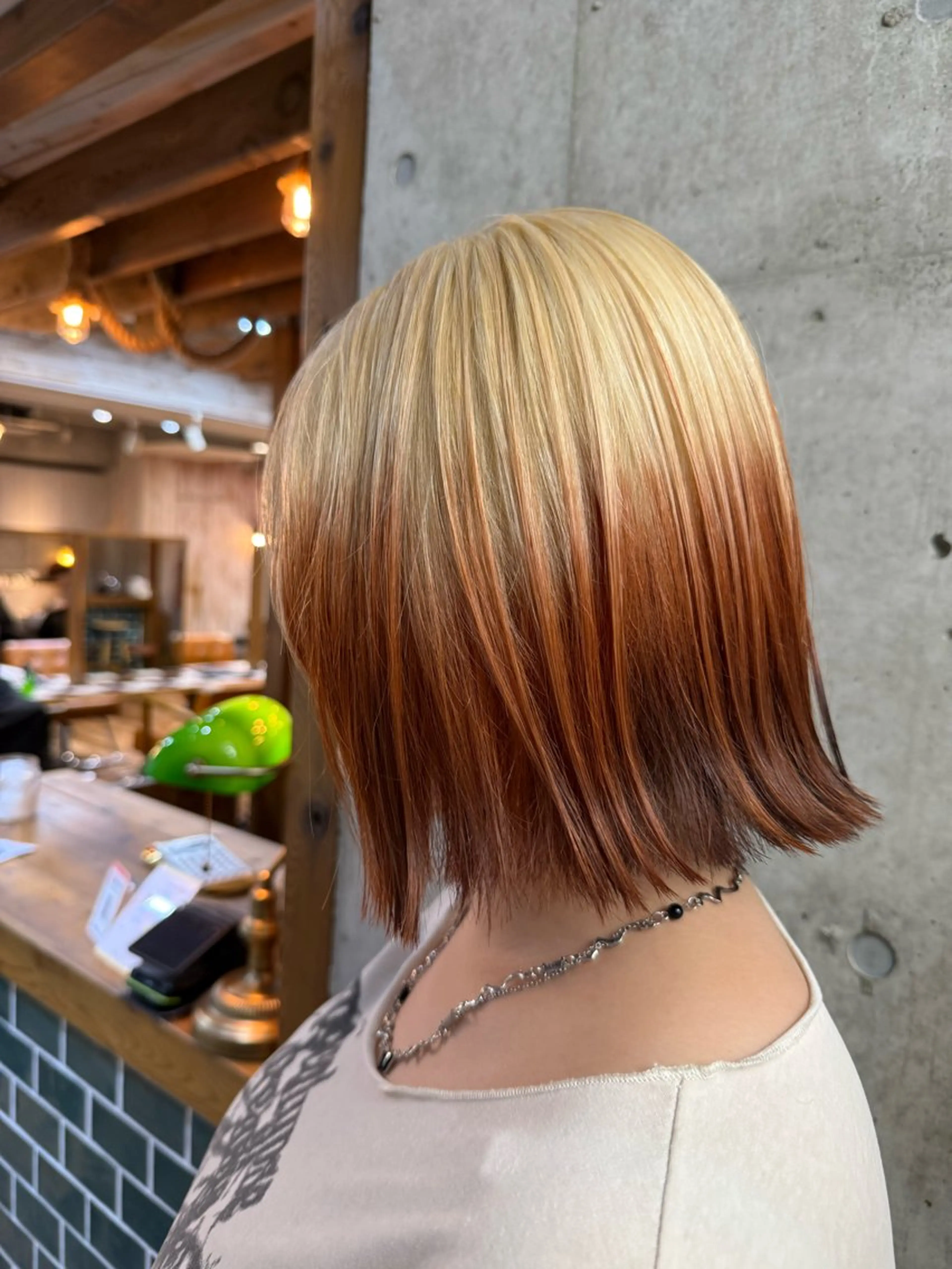ミディアム カラー ヘアカラー トリートメント 🎨デザイン🥇 美髪・艶髪 日暮千敬のヘアスタイル
