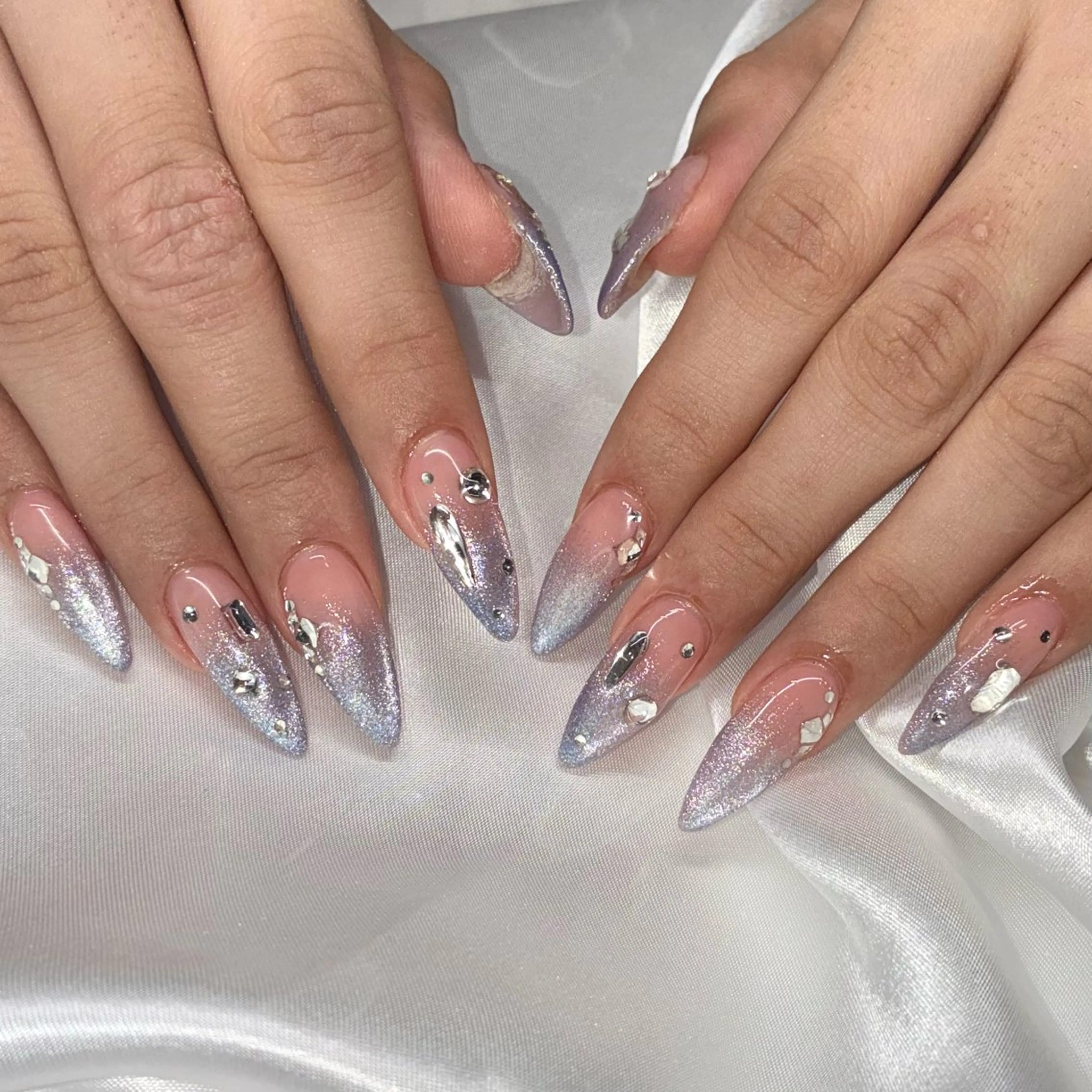 ネイル ジェルネイル マグネットネイル ハンドネイル Nail ヌシん家 AKANEのネイルデザイン