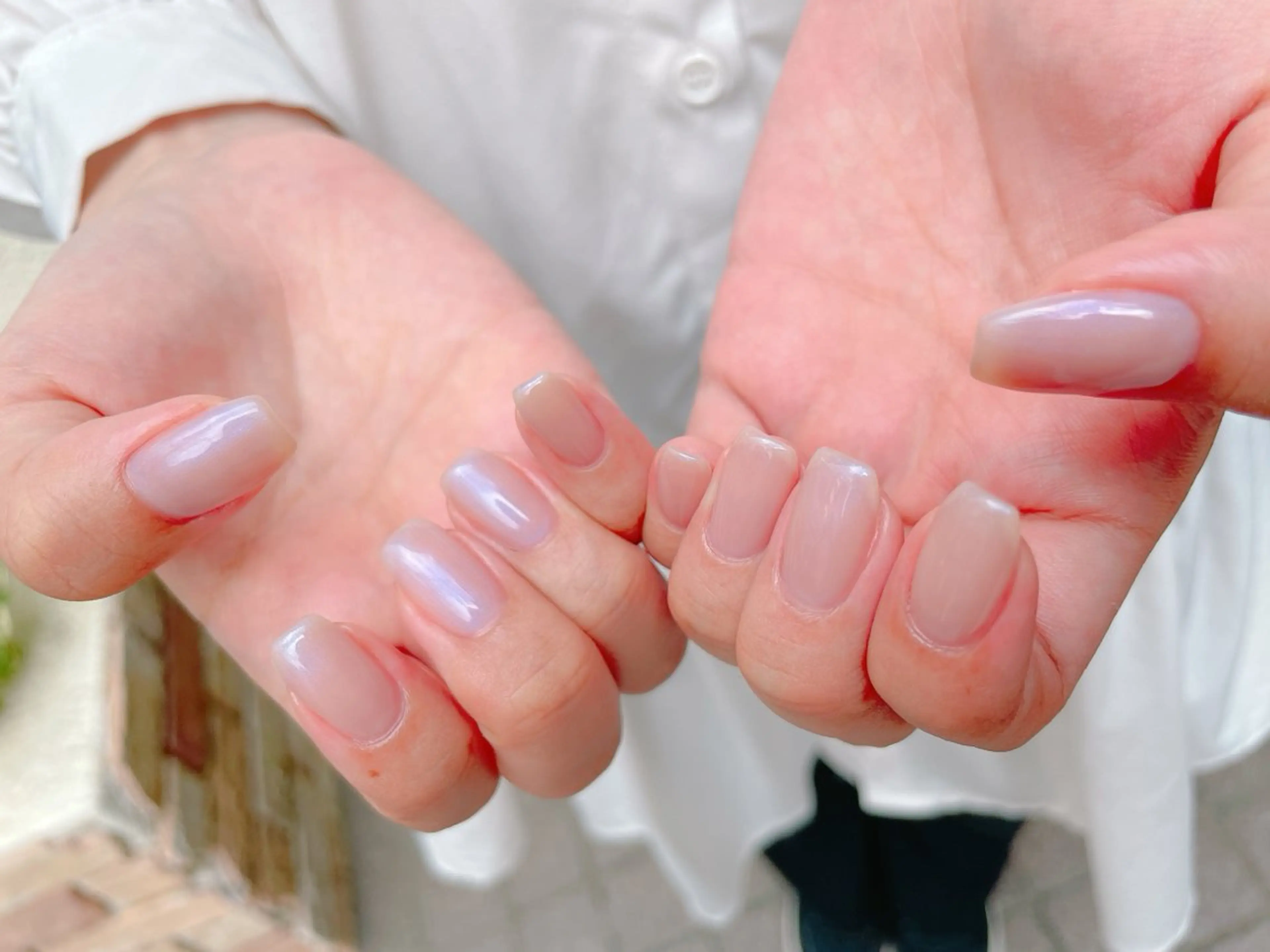 ネイル ジェルネイル ニュアンスネイル パラジェル 春ネイル 夏ネイル nailroom OHANA🌴のネイルデザイン