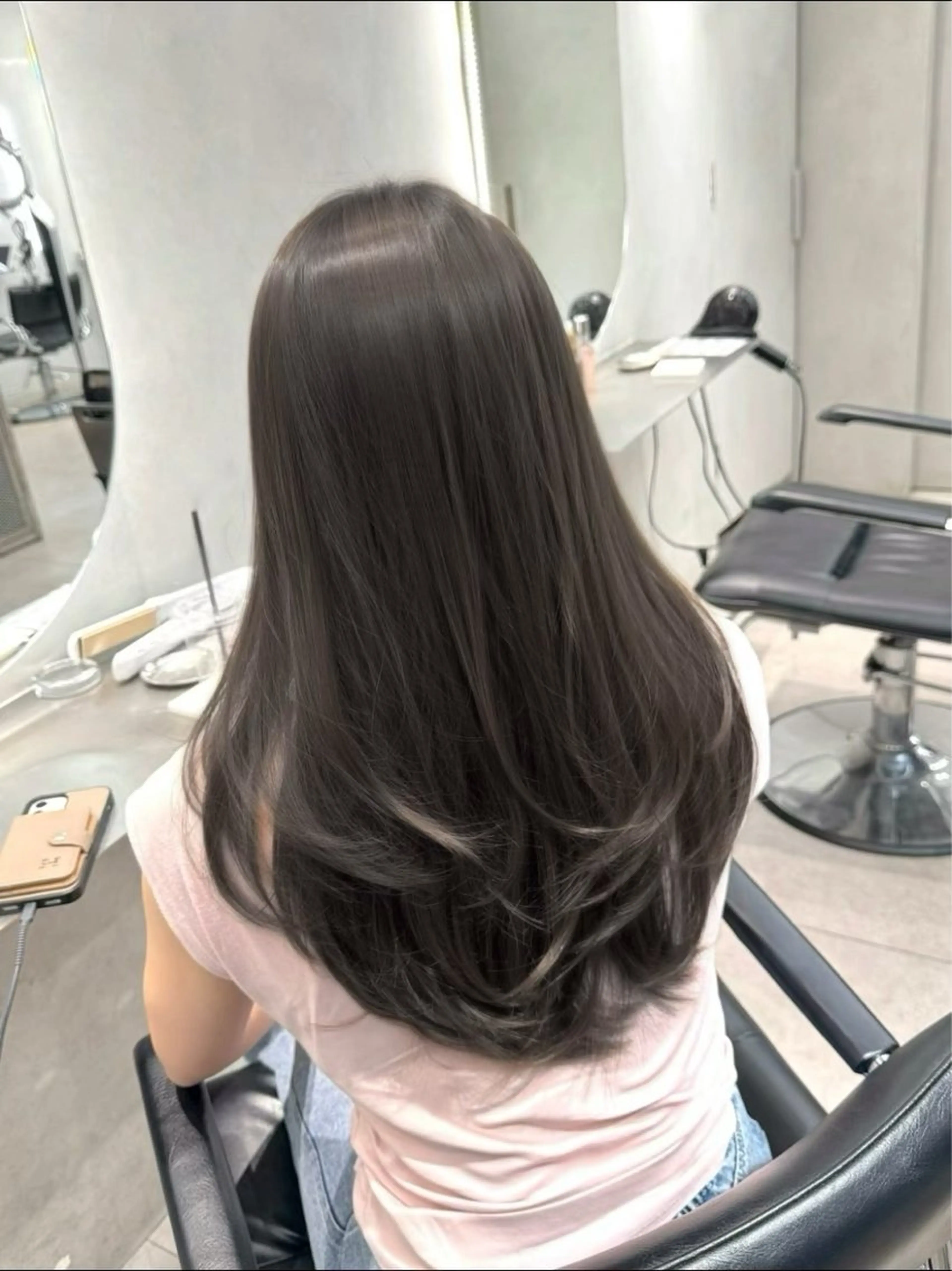 ミディアム ヘアカラー 中村 晴矢のヘアスタイル