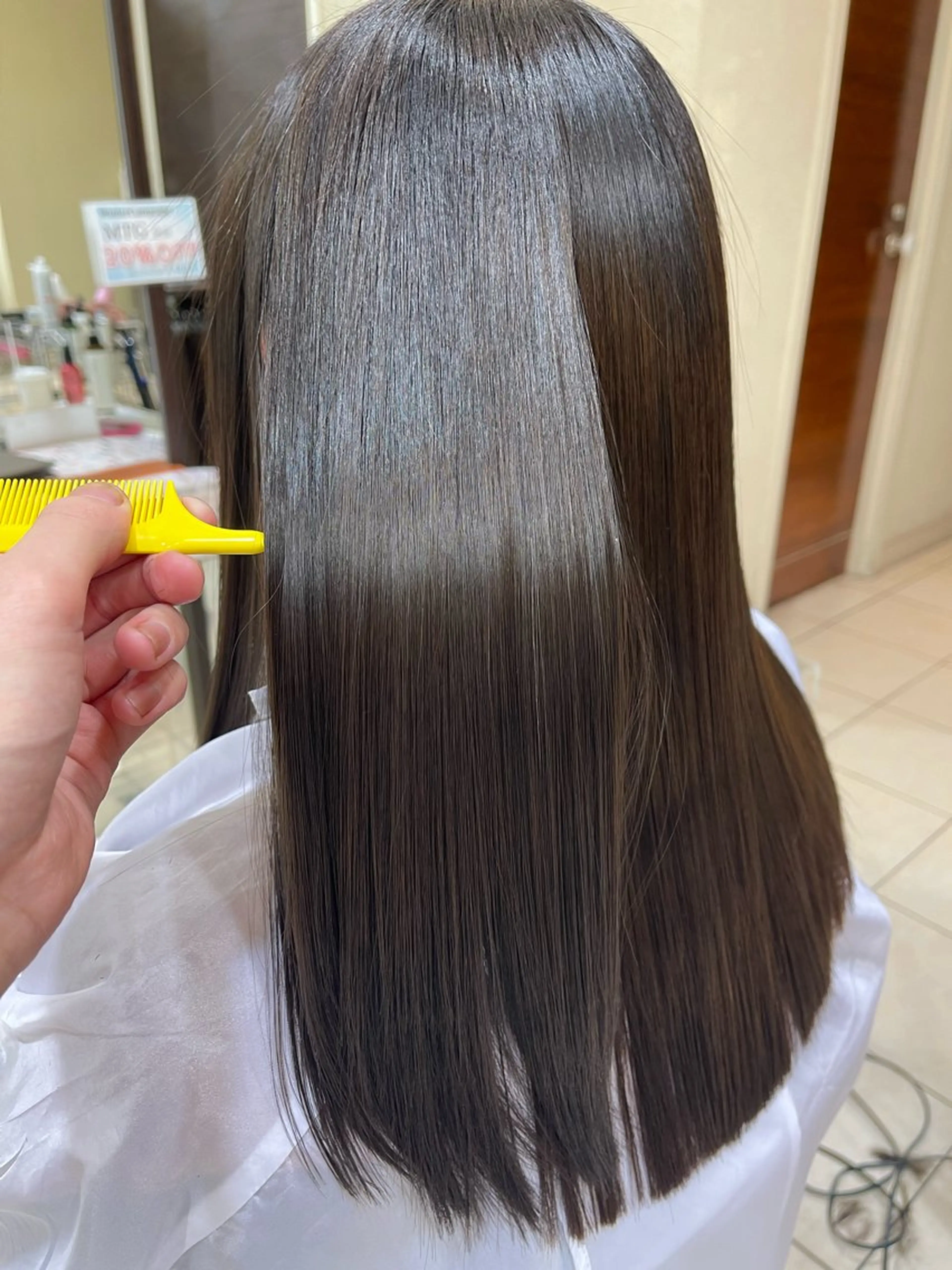 ロング 髪質改善 カネヒラ リョウスケのヘアスタイル