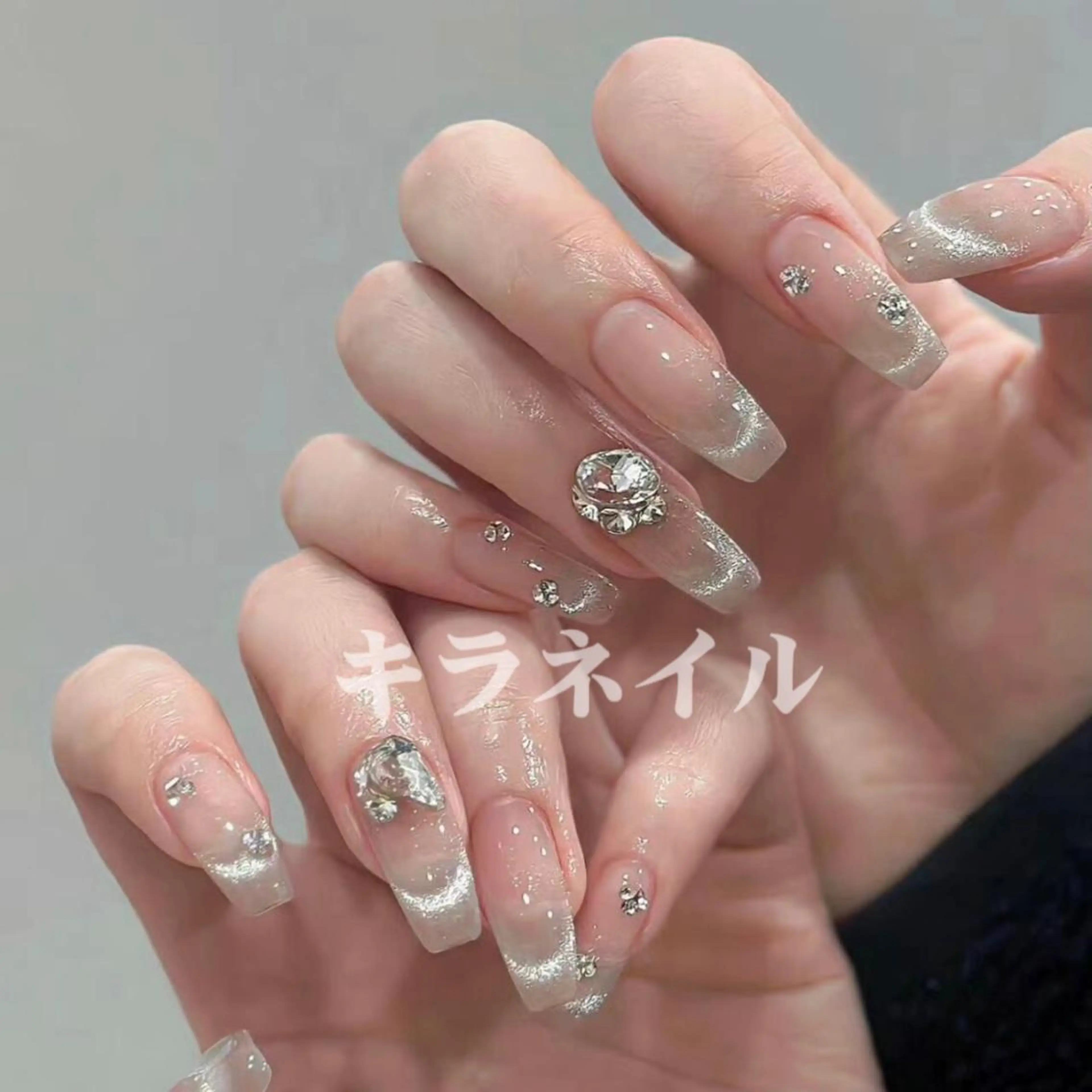 ネイル 🍑長さだし ワンホン💅モモコのネイルデザイン