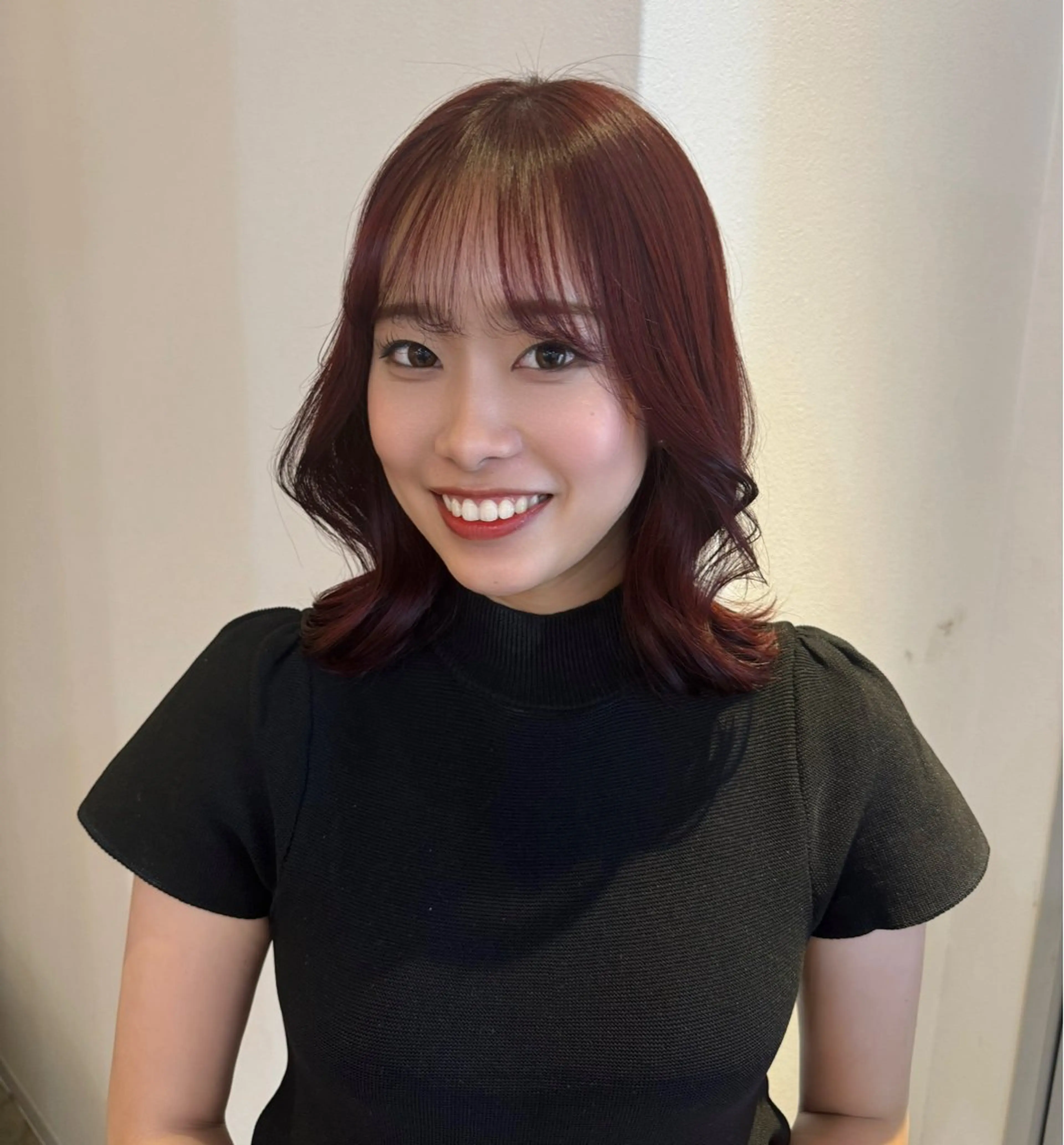 ミディアム カラー カット 赤み無し柔らかカラー 【梅田】madokaのヘアスタイル