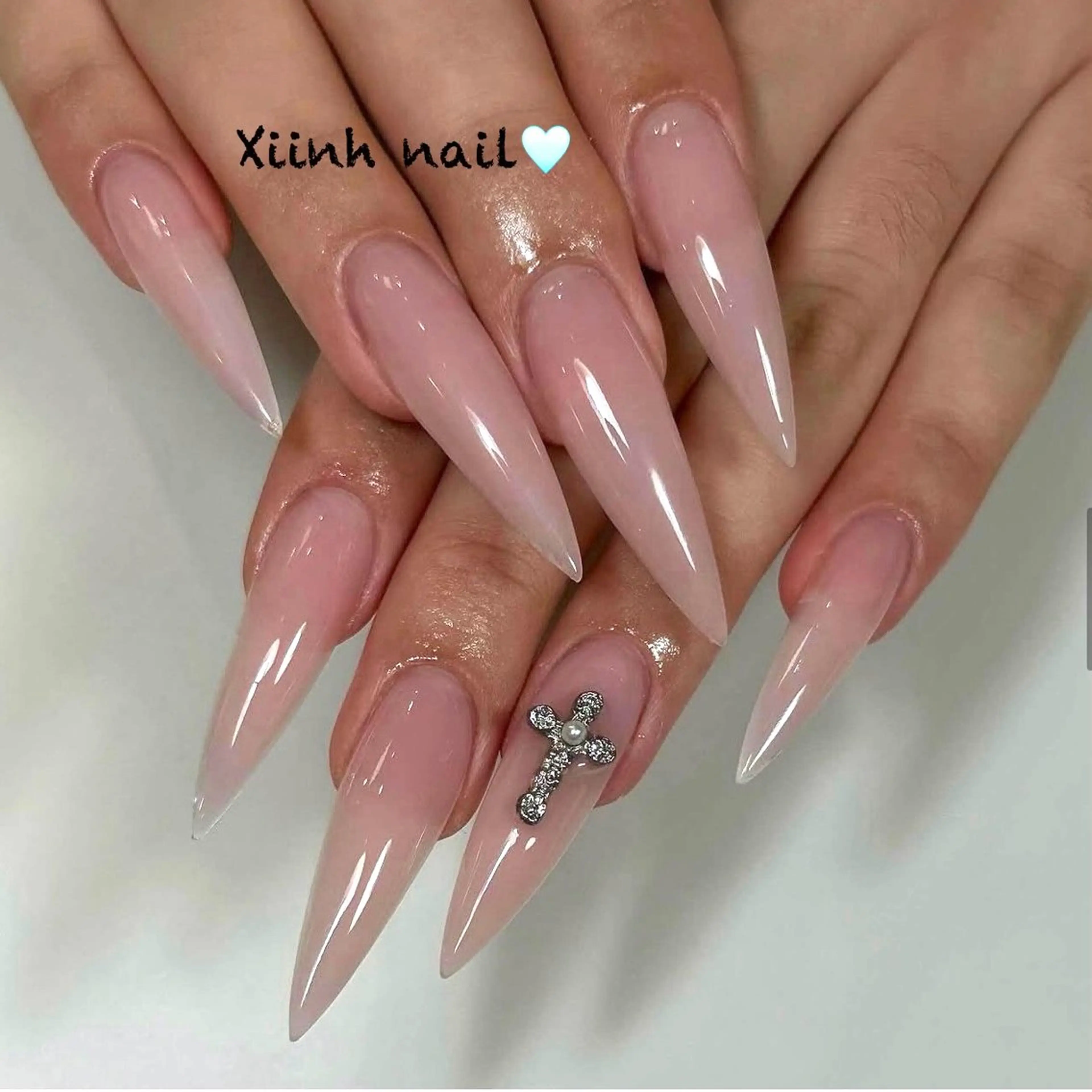 ネイル チークネイル 桜ネイル フットネイル ジェルネイル ハロウィン XIINH NAIL SALONのネイルデザイン