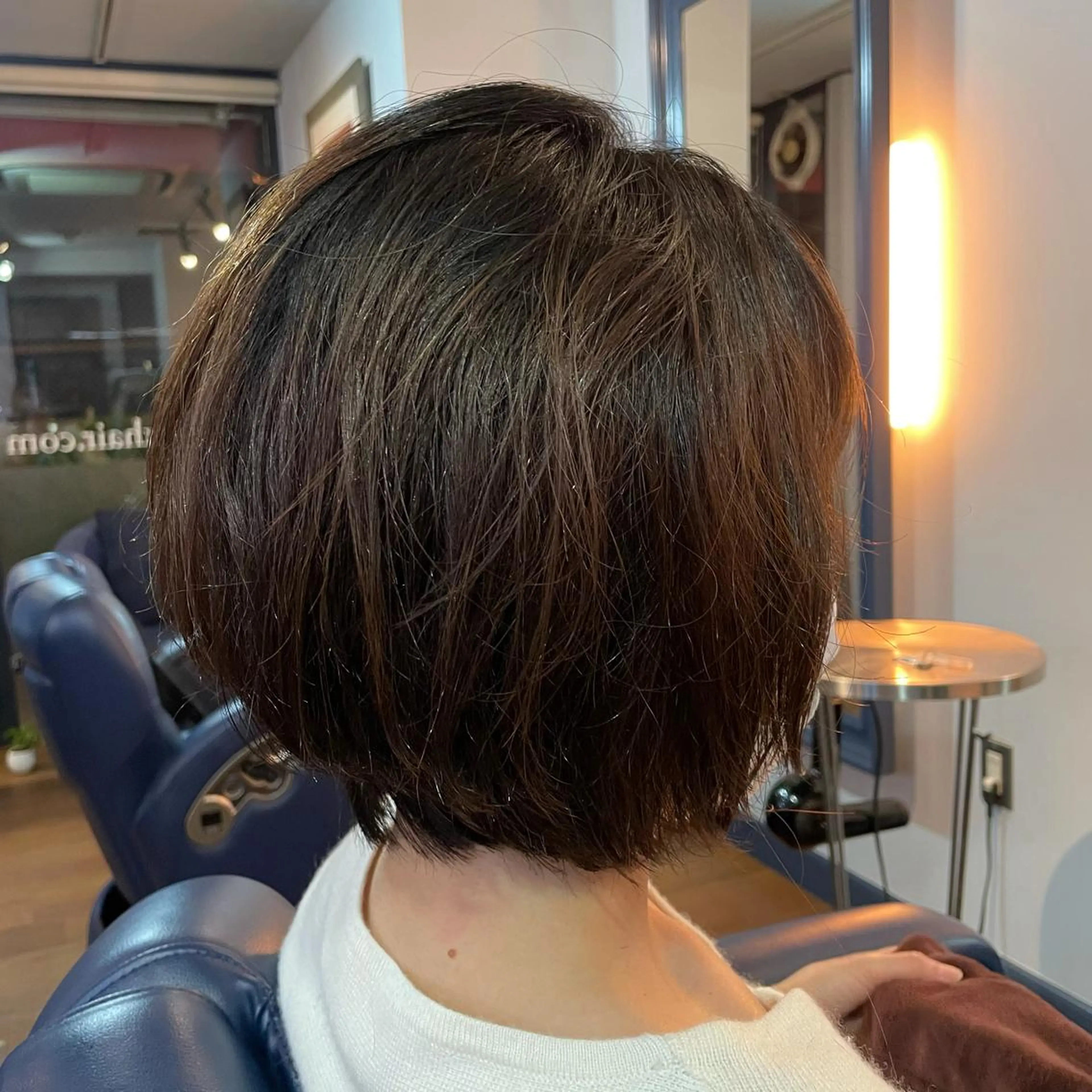 ショート パーマ くせ毛 平原 沙耶のヘアスタイル