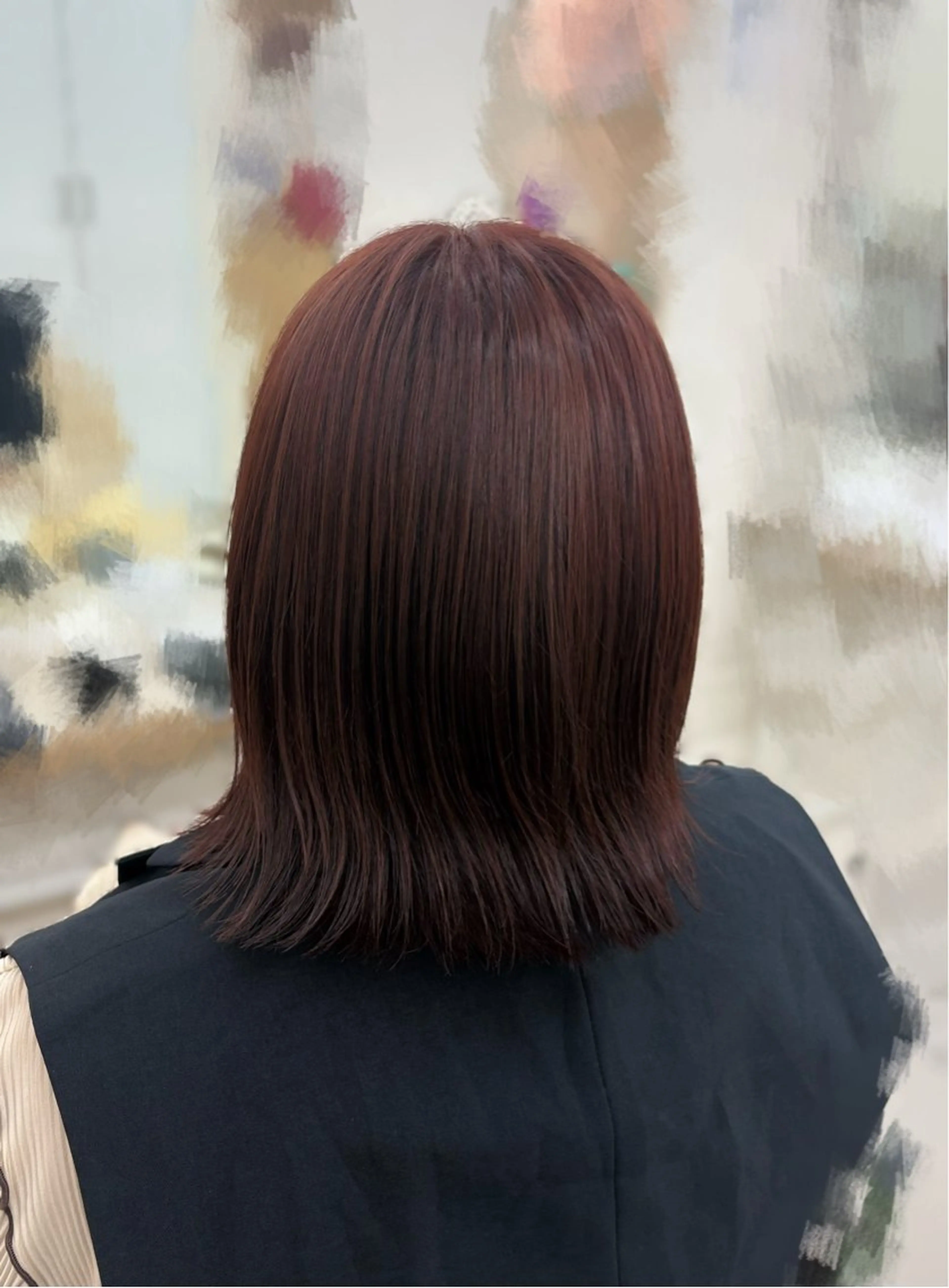 ミディアム ピンクブラウン 暖色ブラウン系カラー /サツキ🎀🌙のヘアスタイル