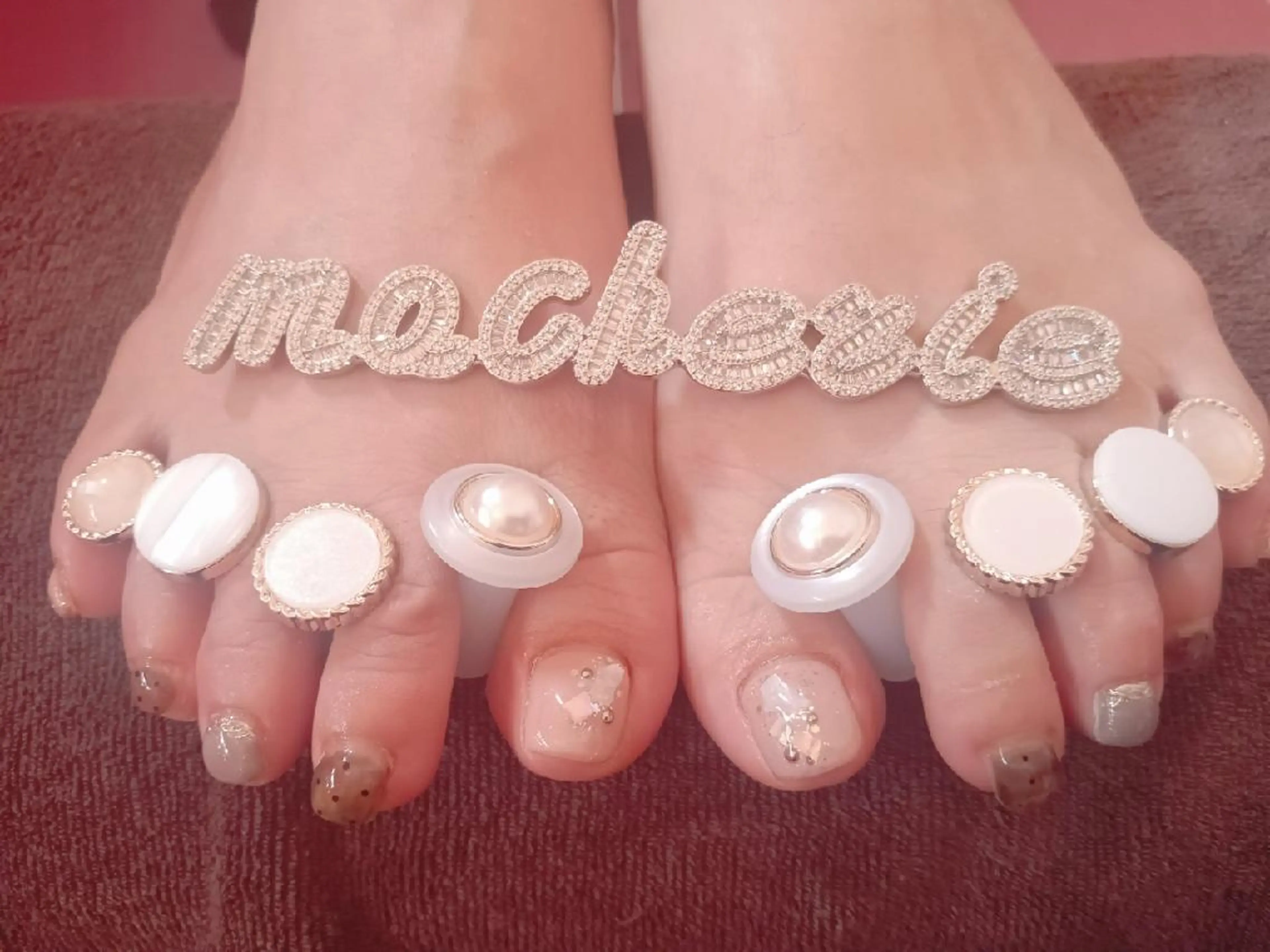 ネイル ドット フットネイル フットネイル Nail Salon macherieのネイルデザイン