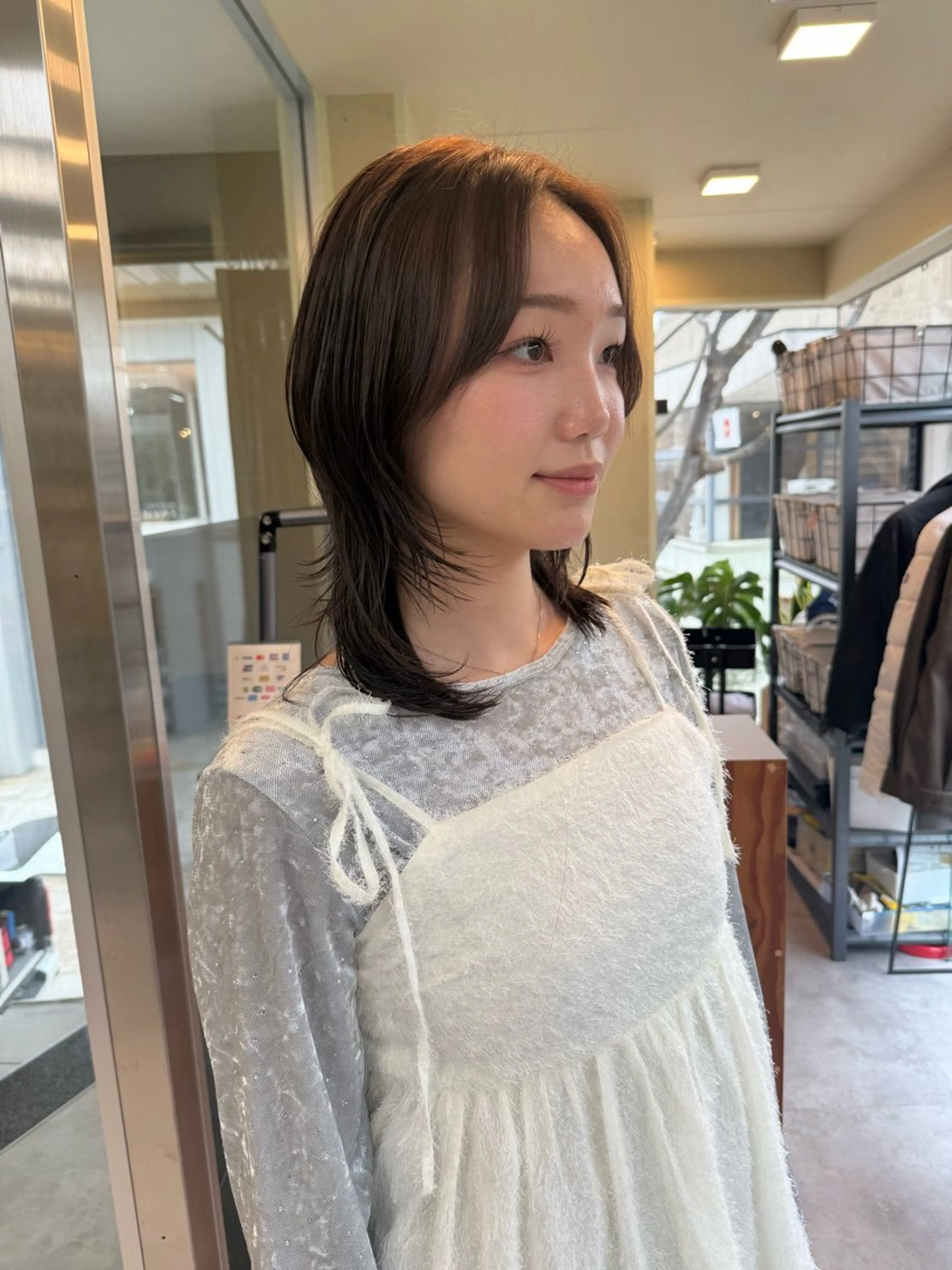ショート カラー カット ヘアカラー トリートメント 伶風/ボブ/ ハッシュカットのヘアスタイル