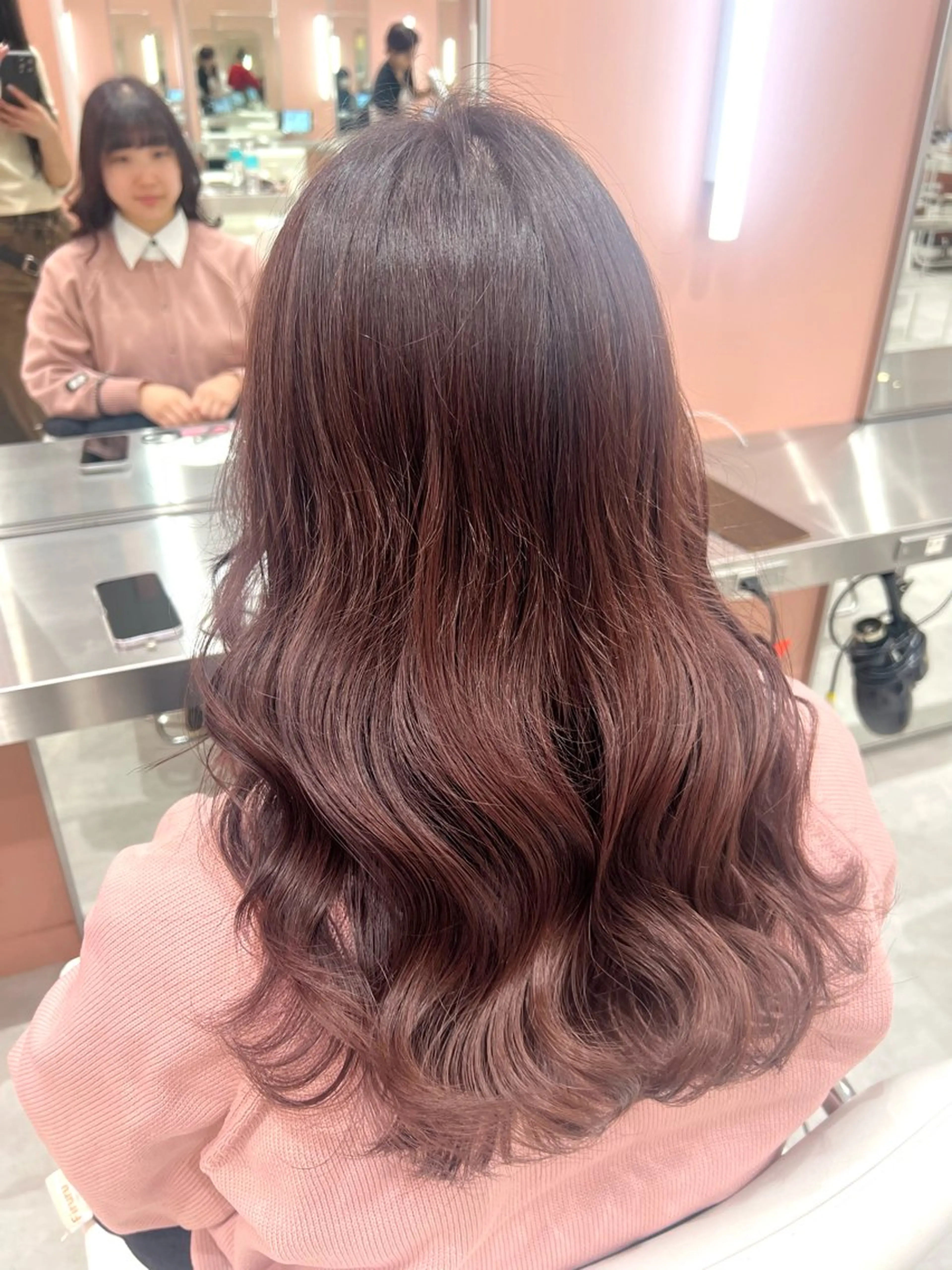 セミロング ヘアアレンジ ヘアセット 🤍透明感カラー・ きらら‎🤍のヘアスタイル