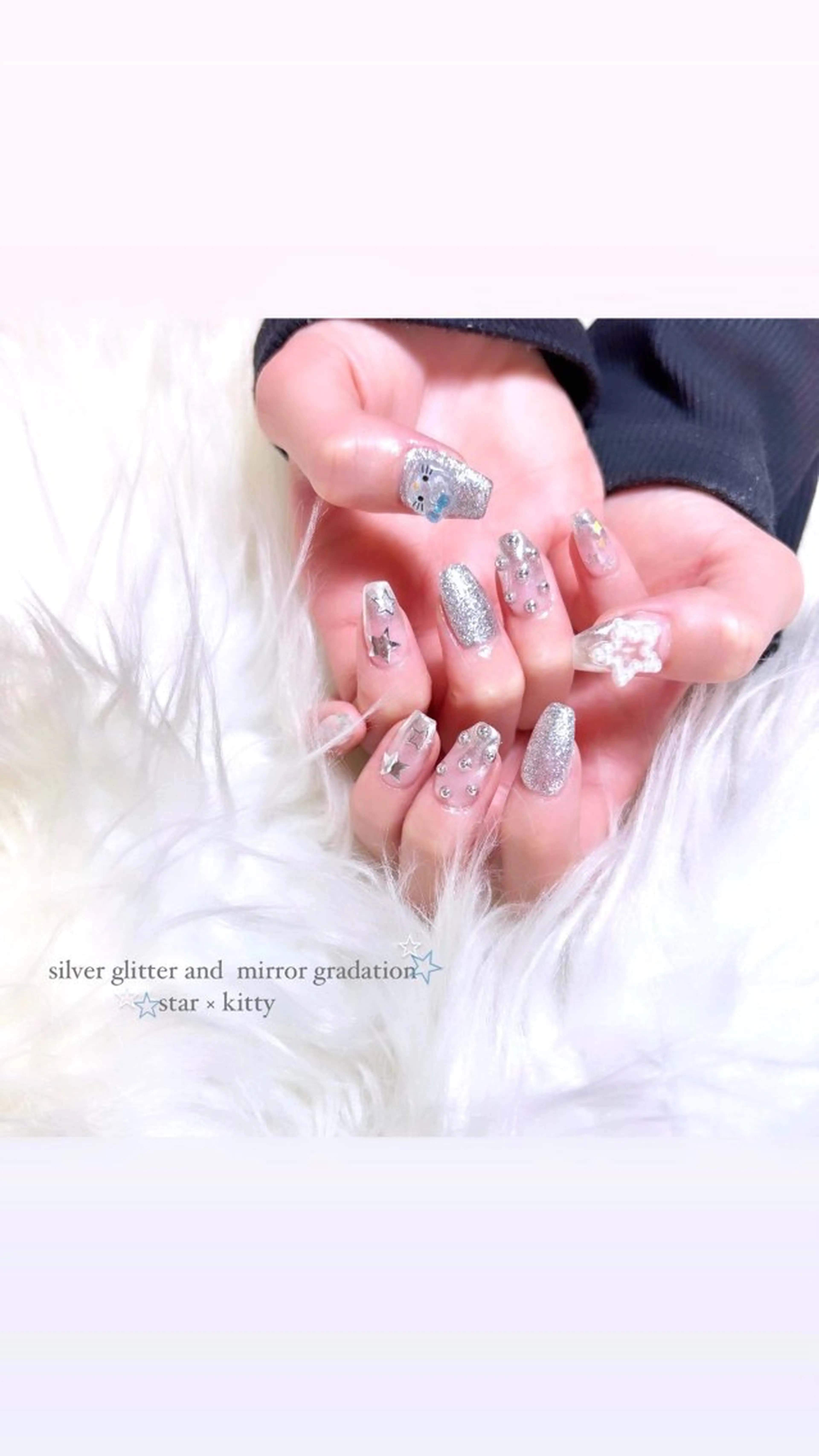 ネイル ハンドネイル キラオメ Neneのネイルデザイン