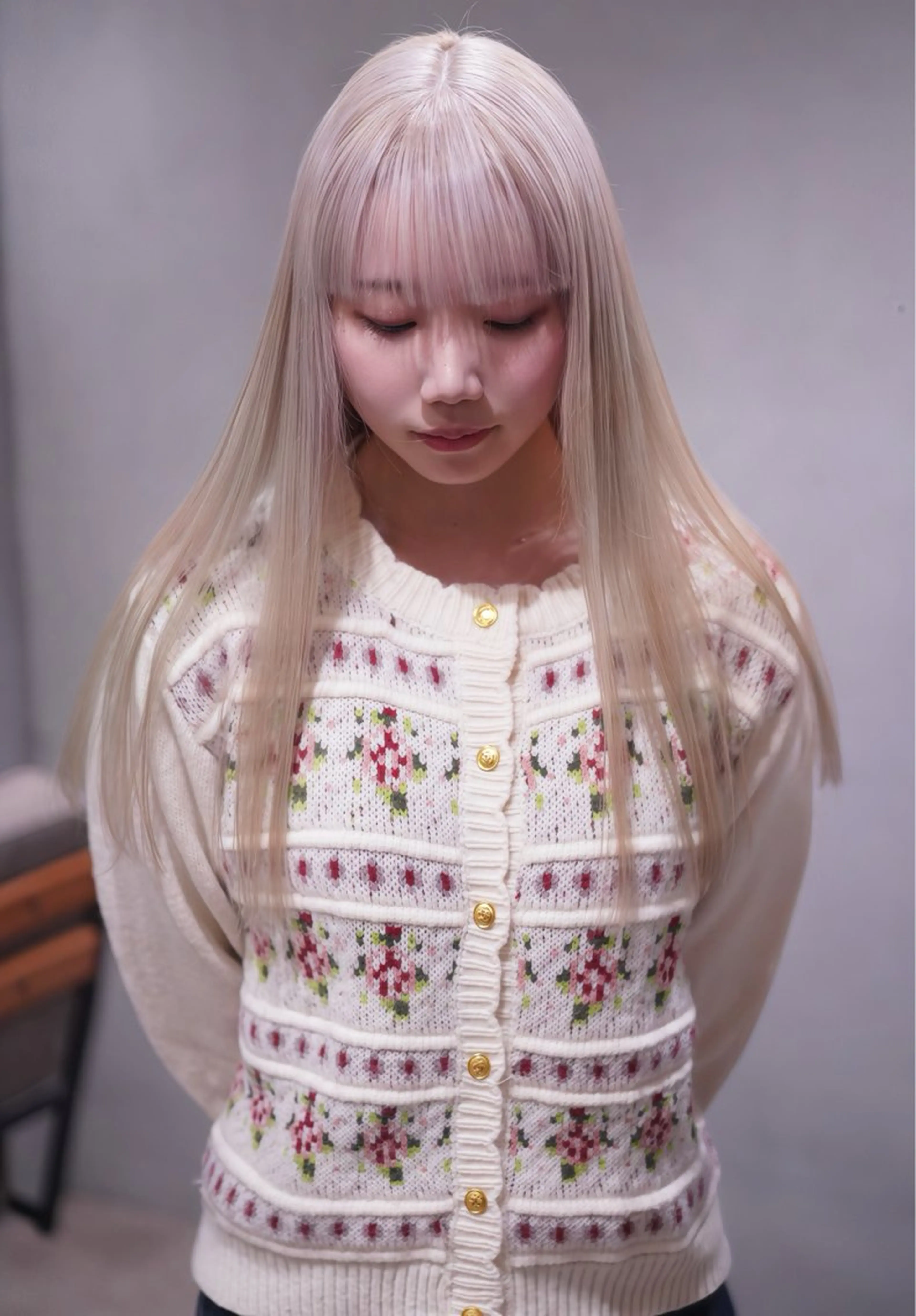 カラー カット ヘアカラー 河原 楓樹のヘアスタイル