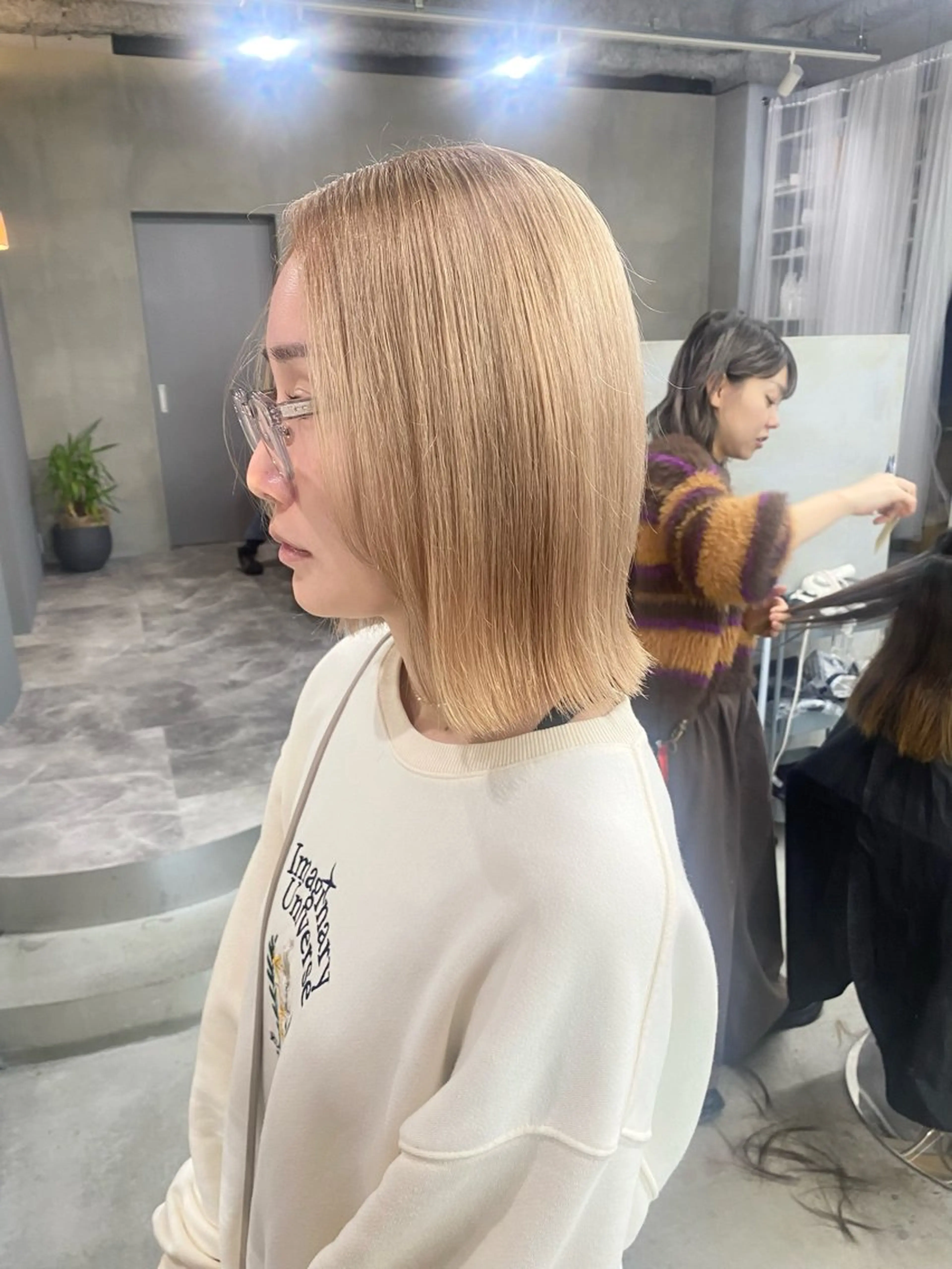 ショート カラー ヘアカラー 前橋 姫奈のヘアスタイル