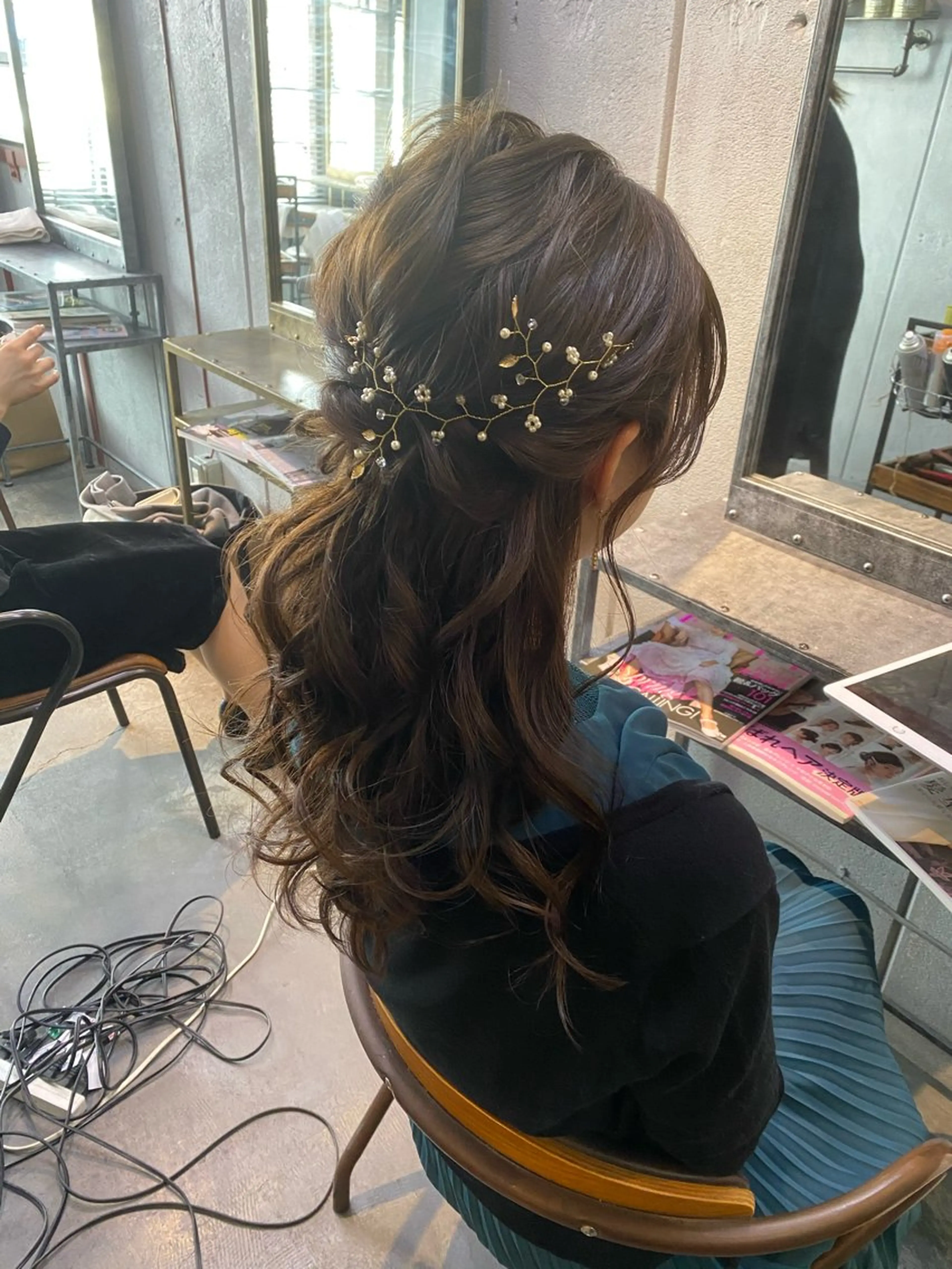 ヘアセットの写真