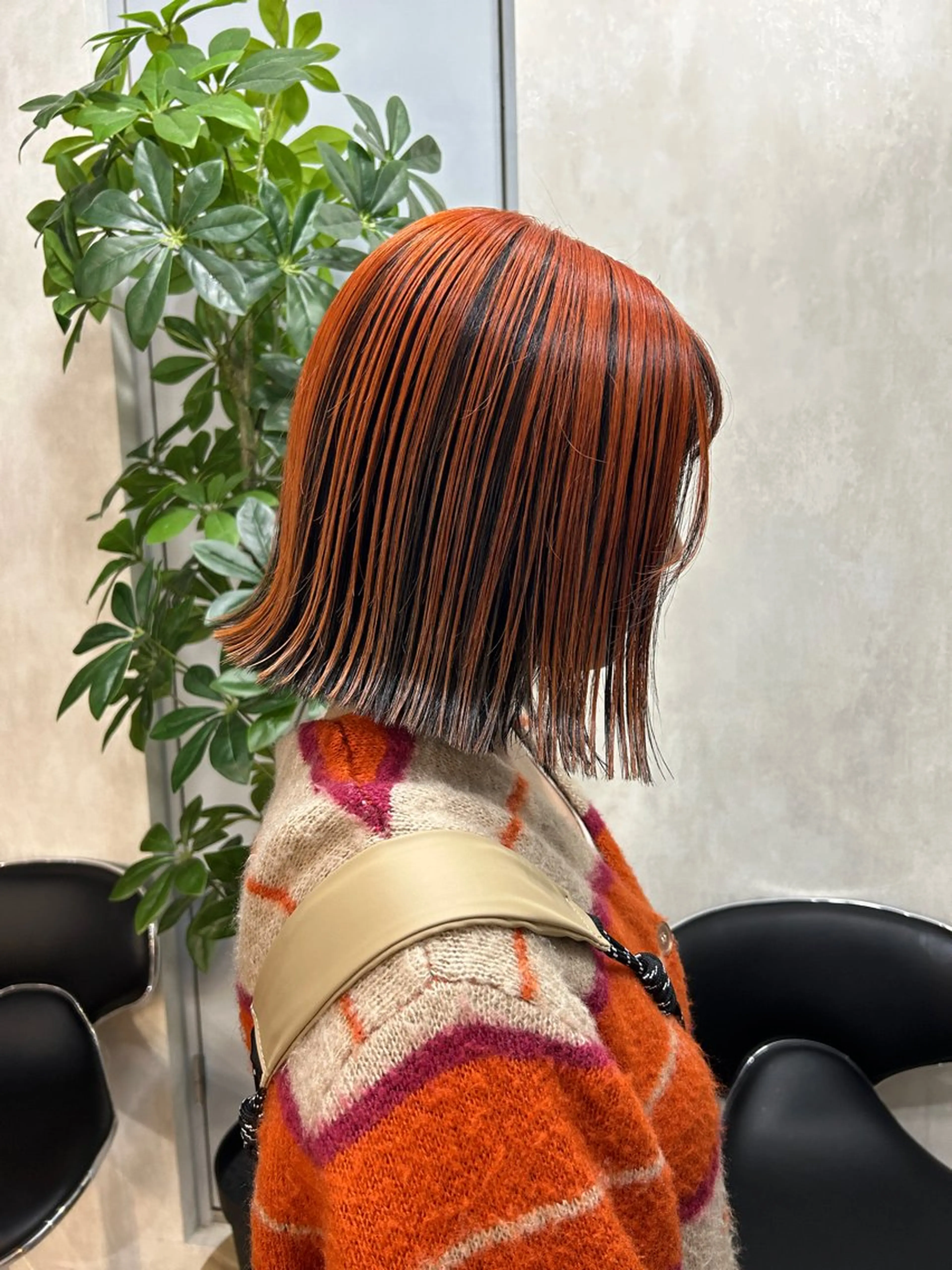 ミディアム カラー カット ヘアカラー トリートメント 新宿/美髪矯正 髪質改善/韓国風山本のヘアスタイル