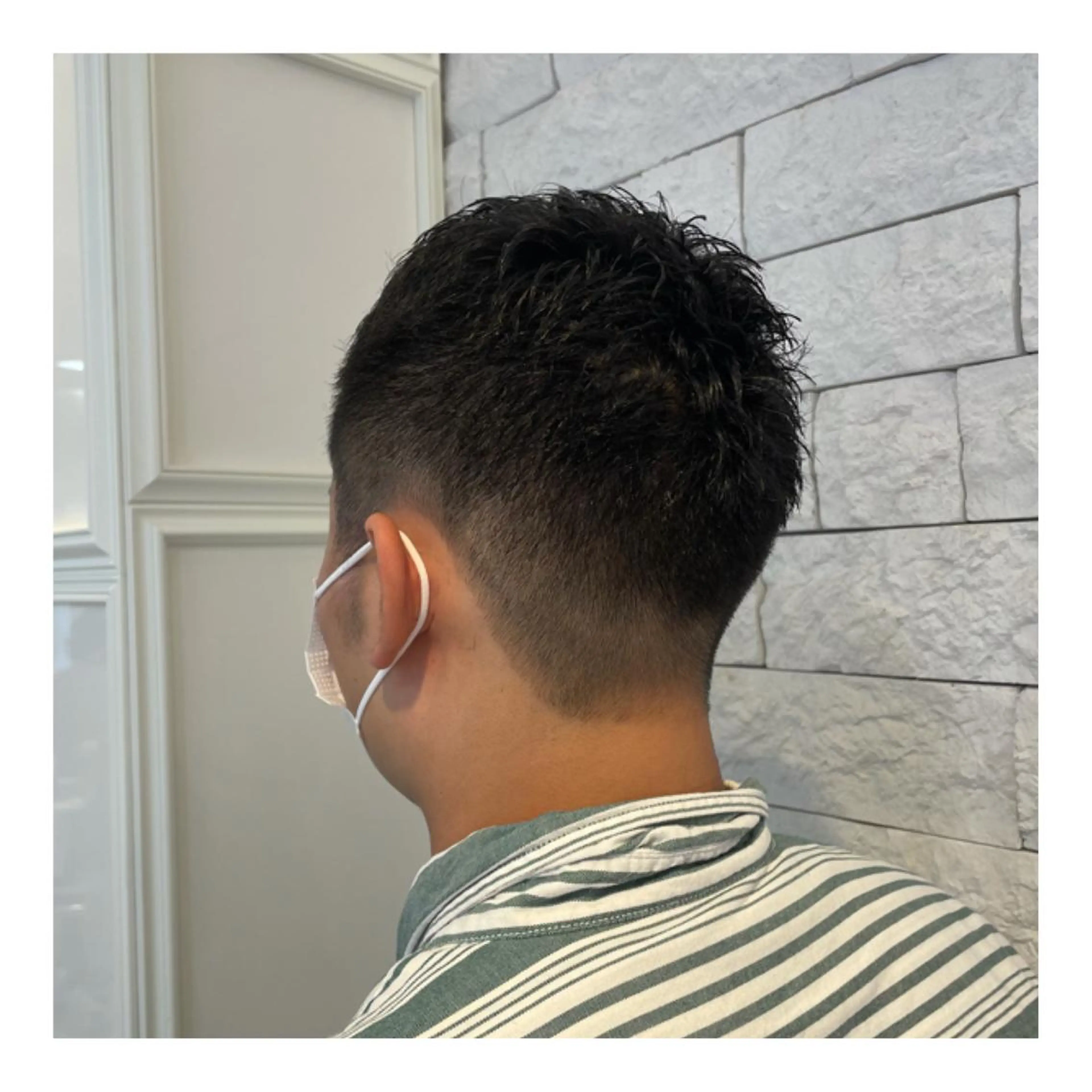 メンズ 刈り上げ メンズベリーショート BiBi  藪 菜月のヘアスタイル